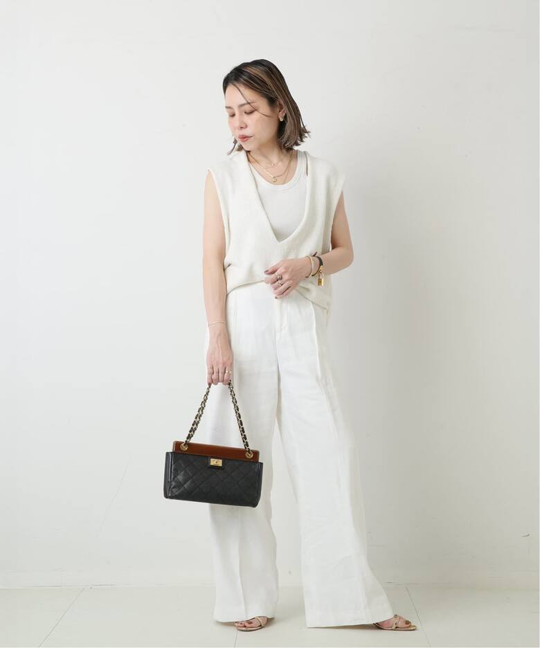 VINTAGE CHANEL/シャネル】Matelasse チェーンショルダーバッグ wood 