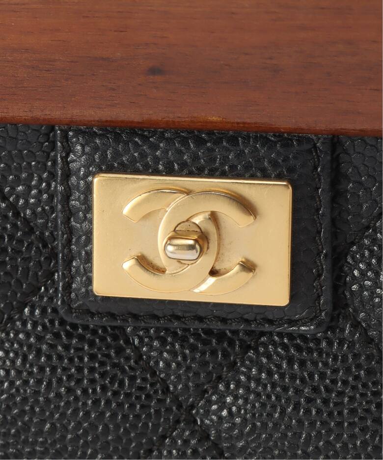 VINTAGE CHANEL/シャネル】Matelasse チェーンショルダーバッグ wood 