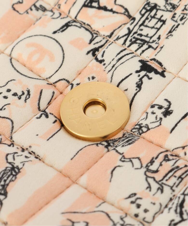 VINTAGE CHANEL/シャネル】Choco bar スカーフショルダーバッグ silk 