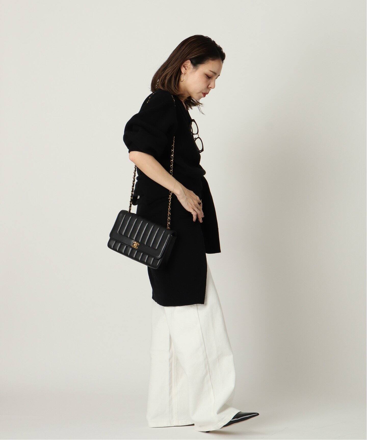 VINTAGE CHANEL/シャネル】マドモアゼル チェーンショルダーバッグ  