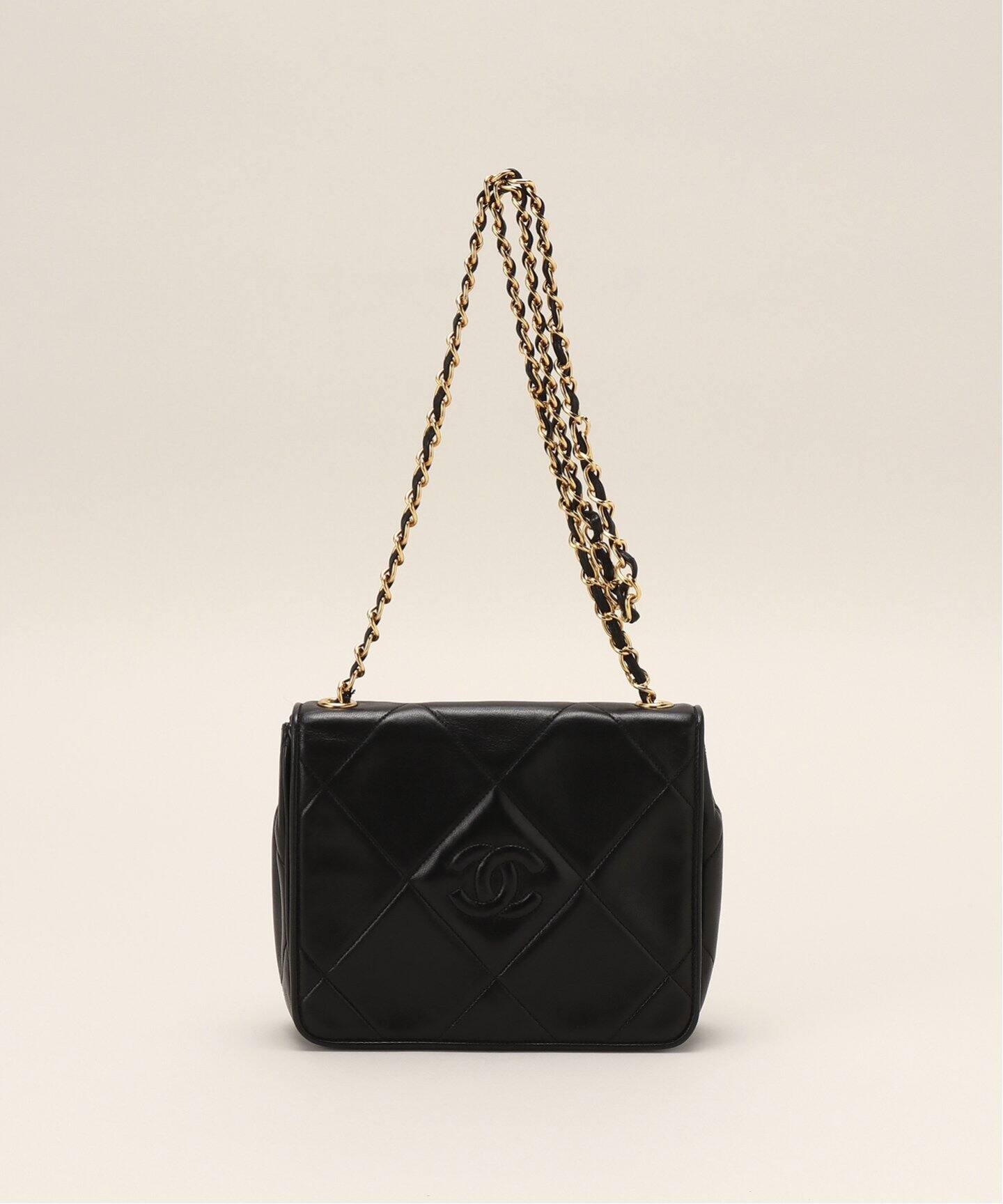 VINTAGE CHANEL/シャネル】マトラッセ チェーンショルダーバッグ 22  