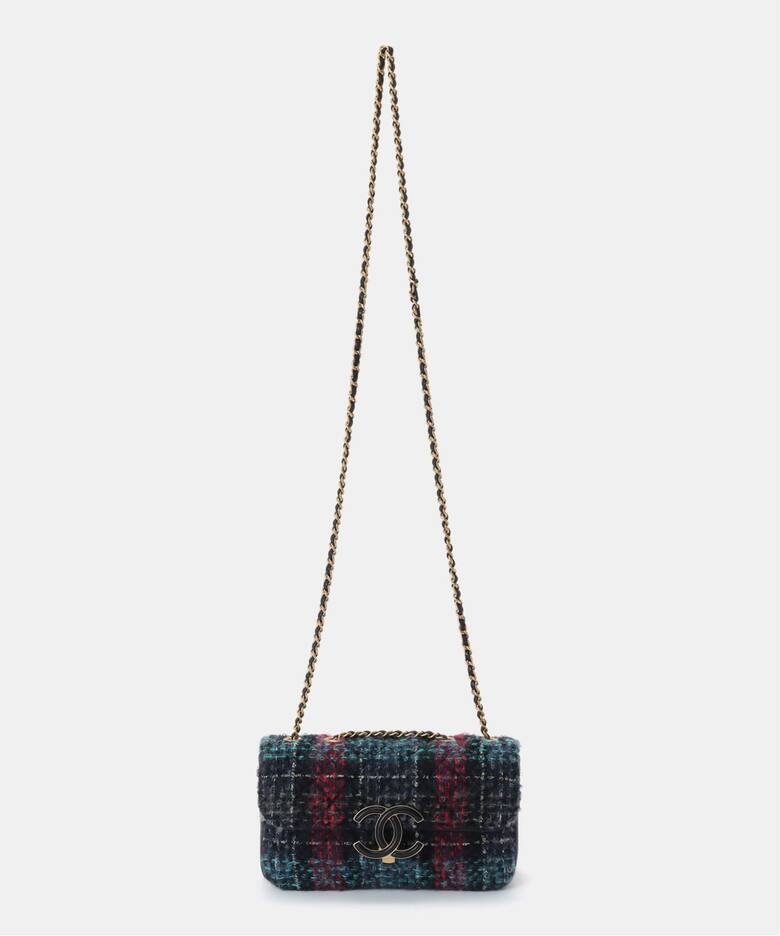 CHANEL/シャネル】 Matelase チェーンショルダーバッグ 22 tweed 