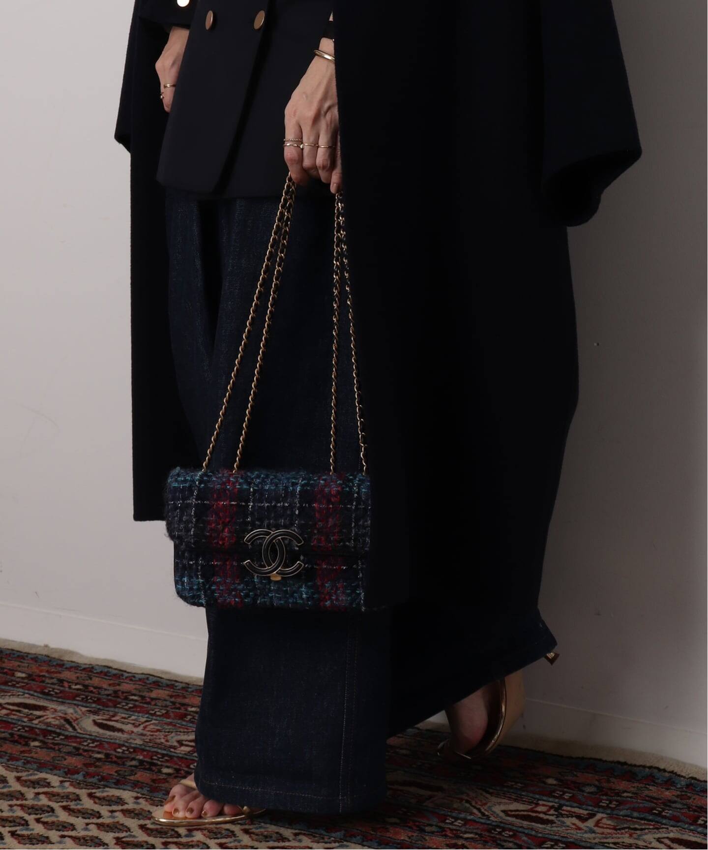 CHANEL/シャネル】 Matelase チェーンショルダーバッグ 22 tweed