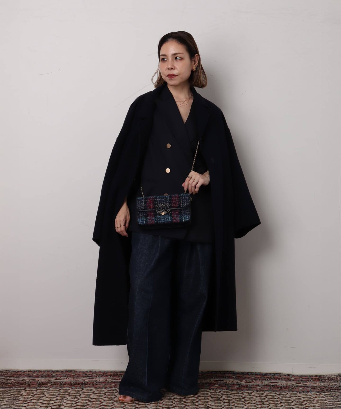 CHANEL/シャネル】 Matelase チェーンショルダーバッグ 22 tweed
