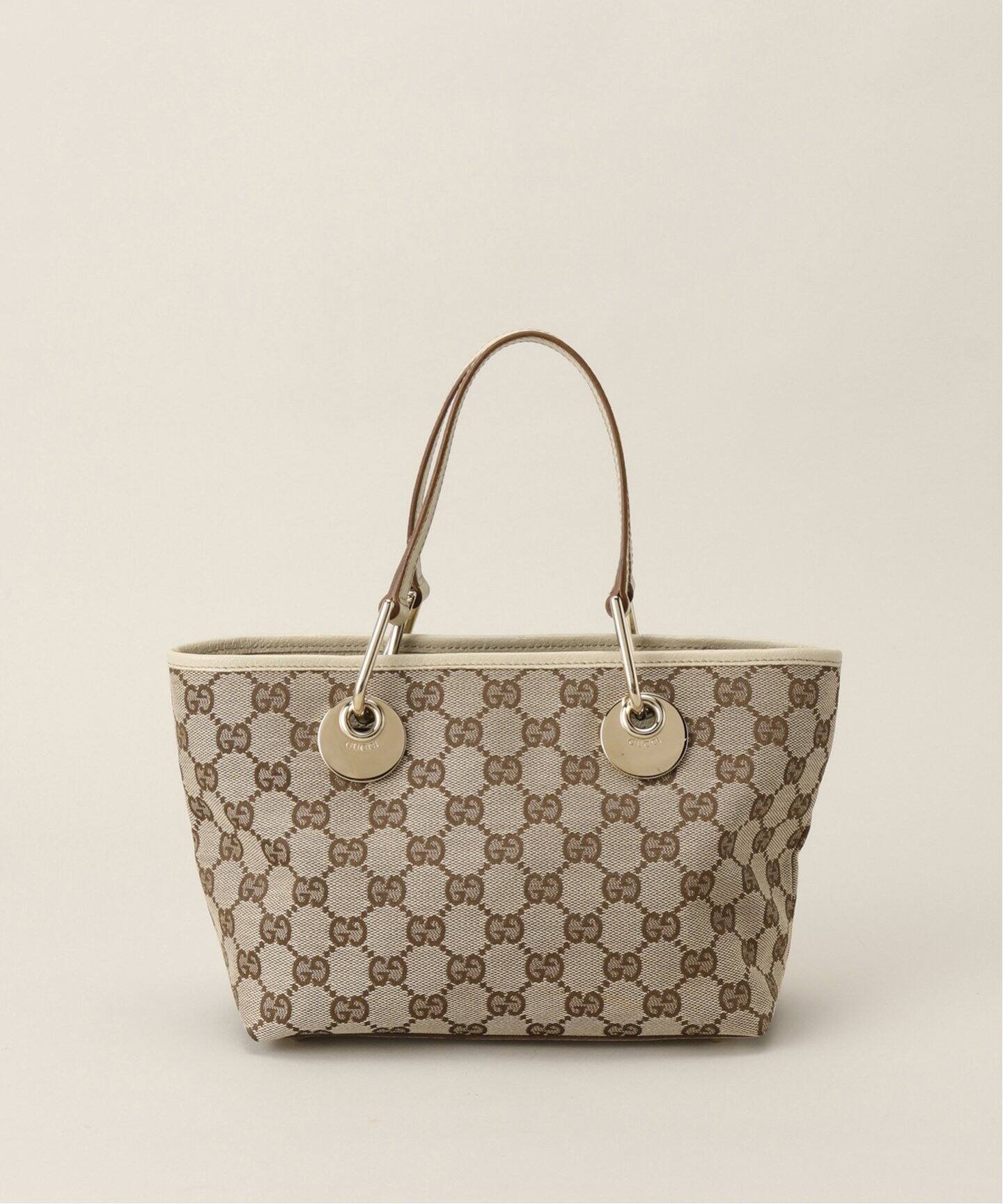 VINTAGE GUCCI/グッチ】GG ミニトートバッグ 20（トートバッグ 