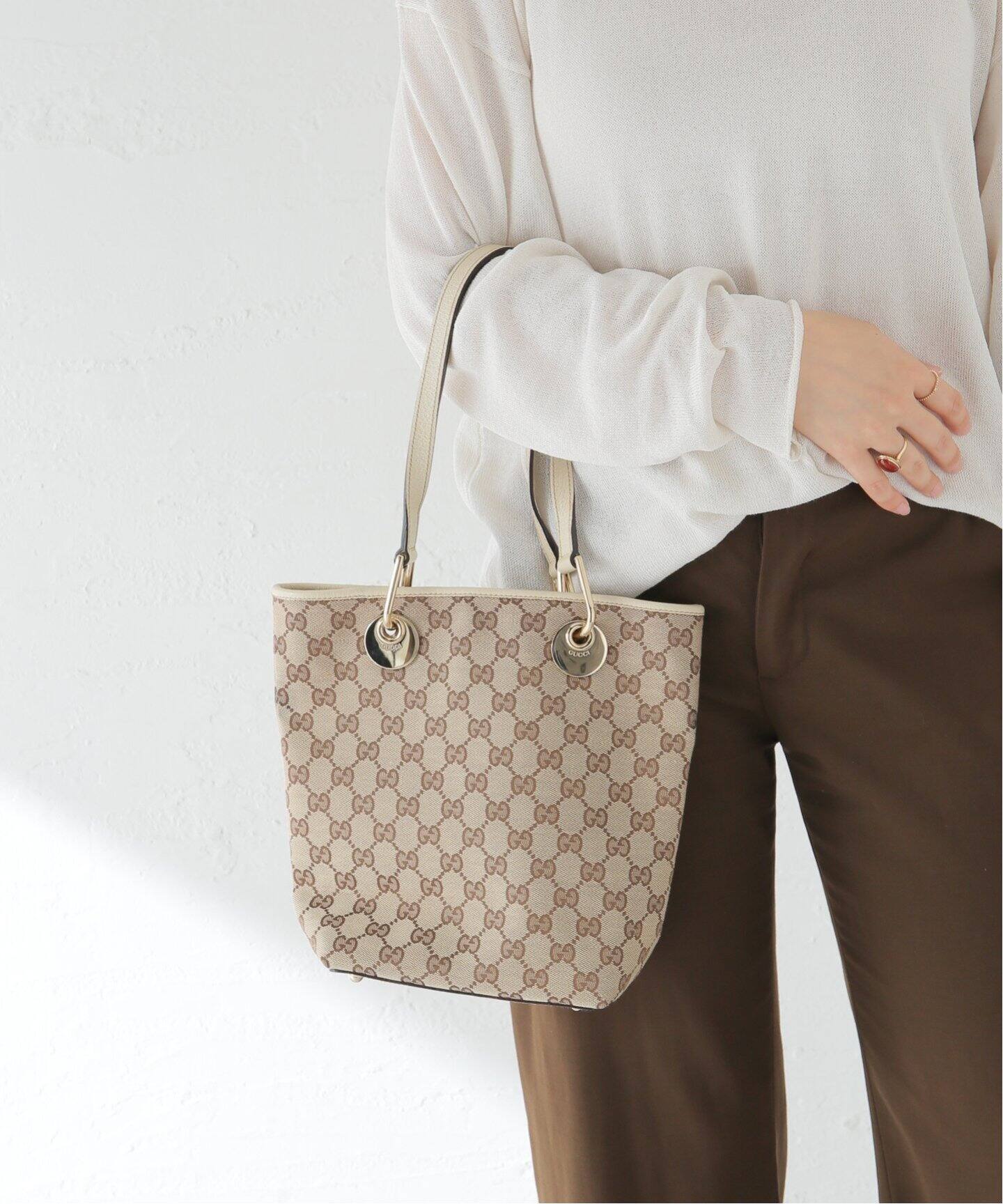 VINTAGE GUCCI/グッチ】GG トートバッグ（トートバッグ）｜DECOUVERTE  