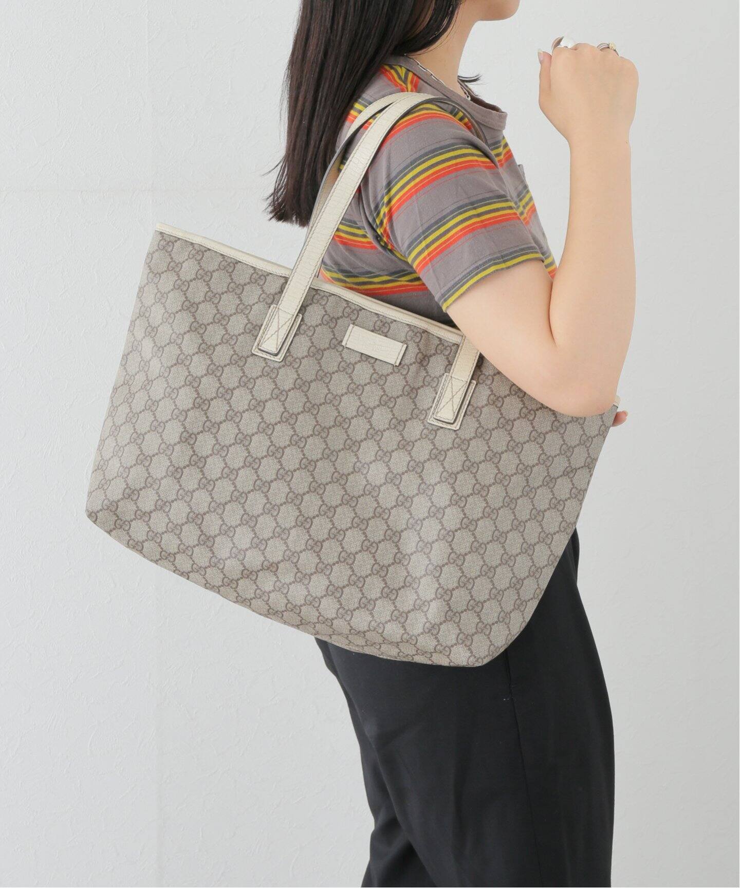 VINTAGE GUCCI/グッチ】GG トートバッグ 37（トートバッグ  