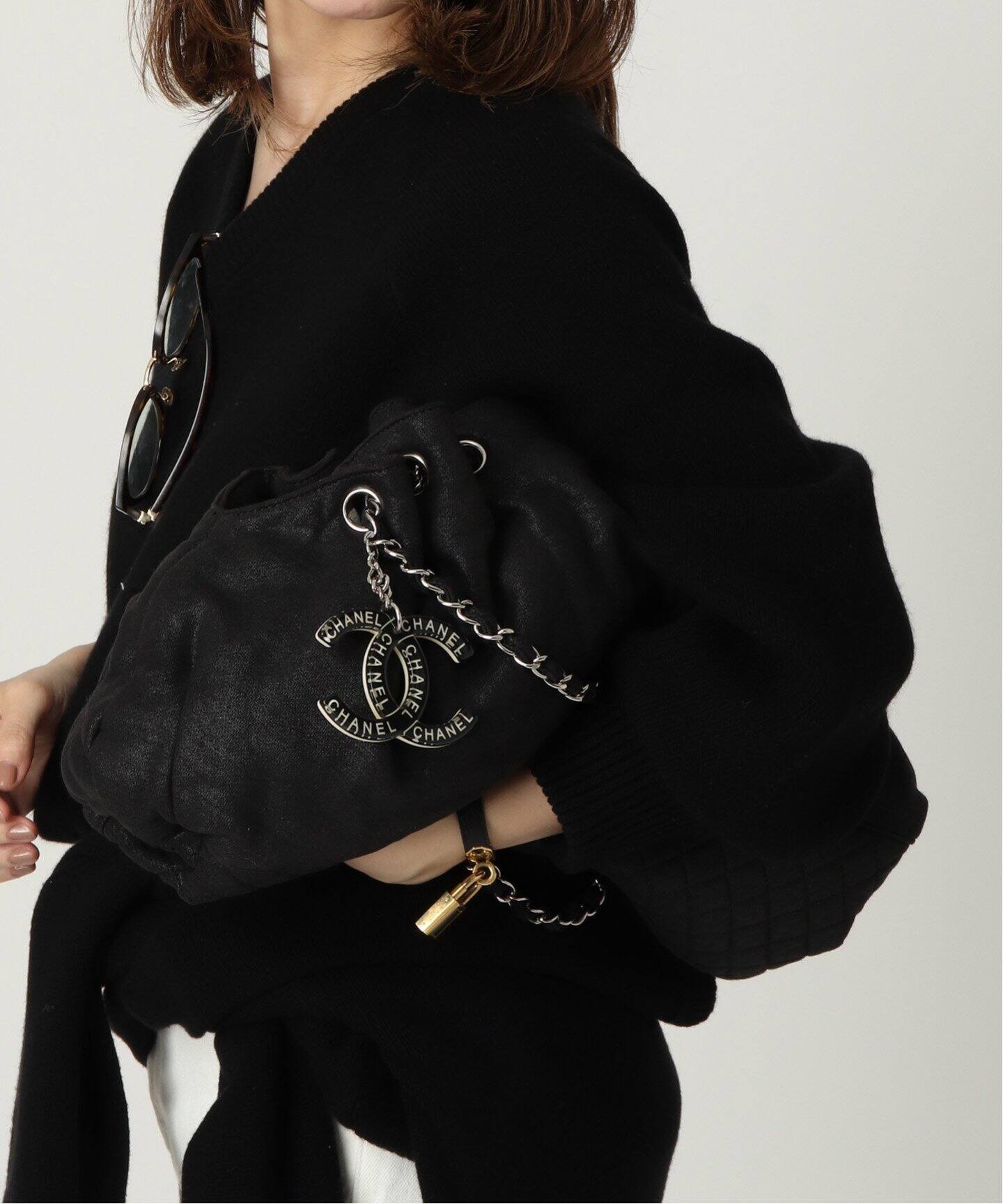 VINTAGE CHANEL/シャネル】メルローズ カバス セミショルダーバッグ 