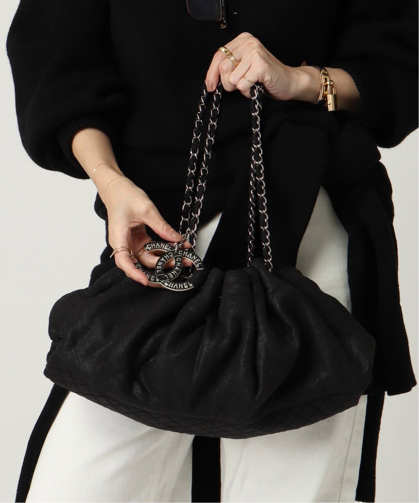 VINTAGE CHANEL/シャネル】メルローズ カバス セミショルダーバッグ  