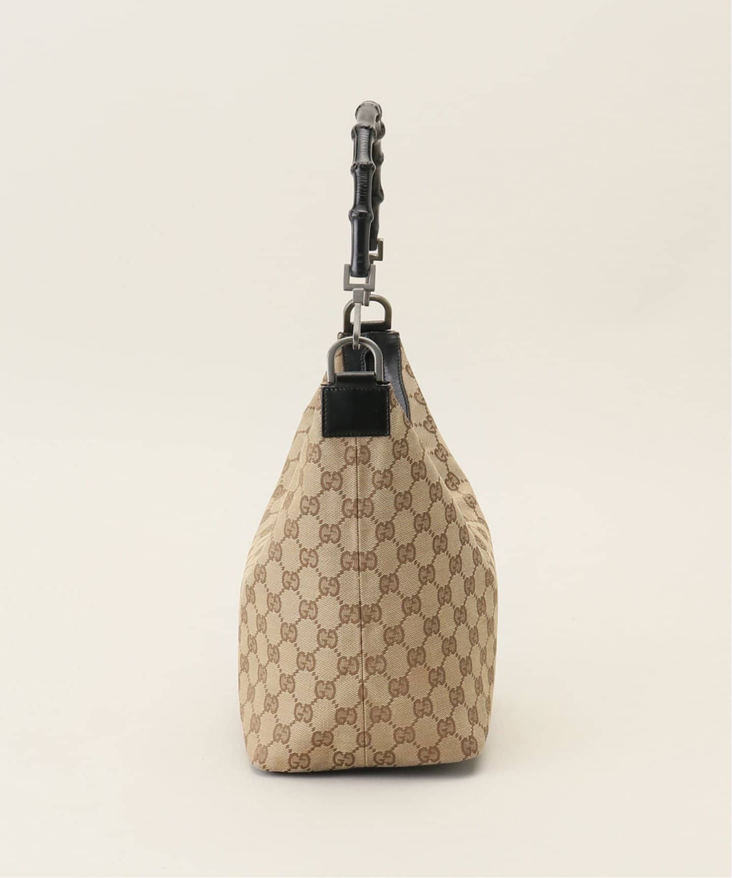 VINTAGE GUCCI/グッチ】Bamboo セミショルダーバッグ GG