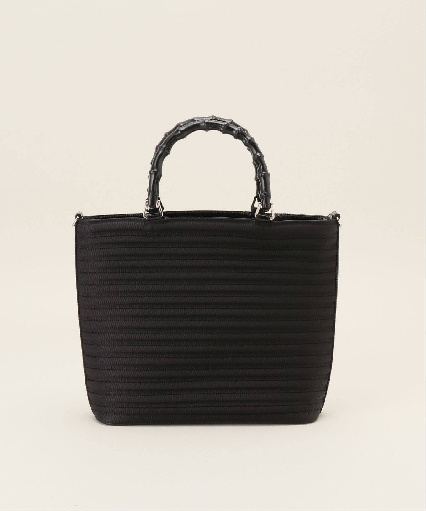 VINTAGE GUCCI/グッチ】Bamboo 2wayバッグ nylon（トートバッグ 