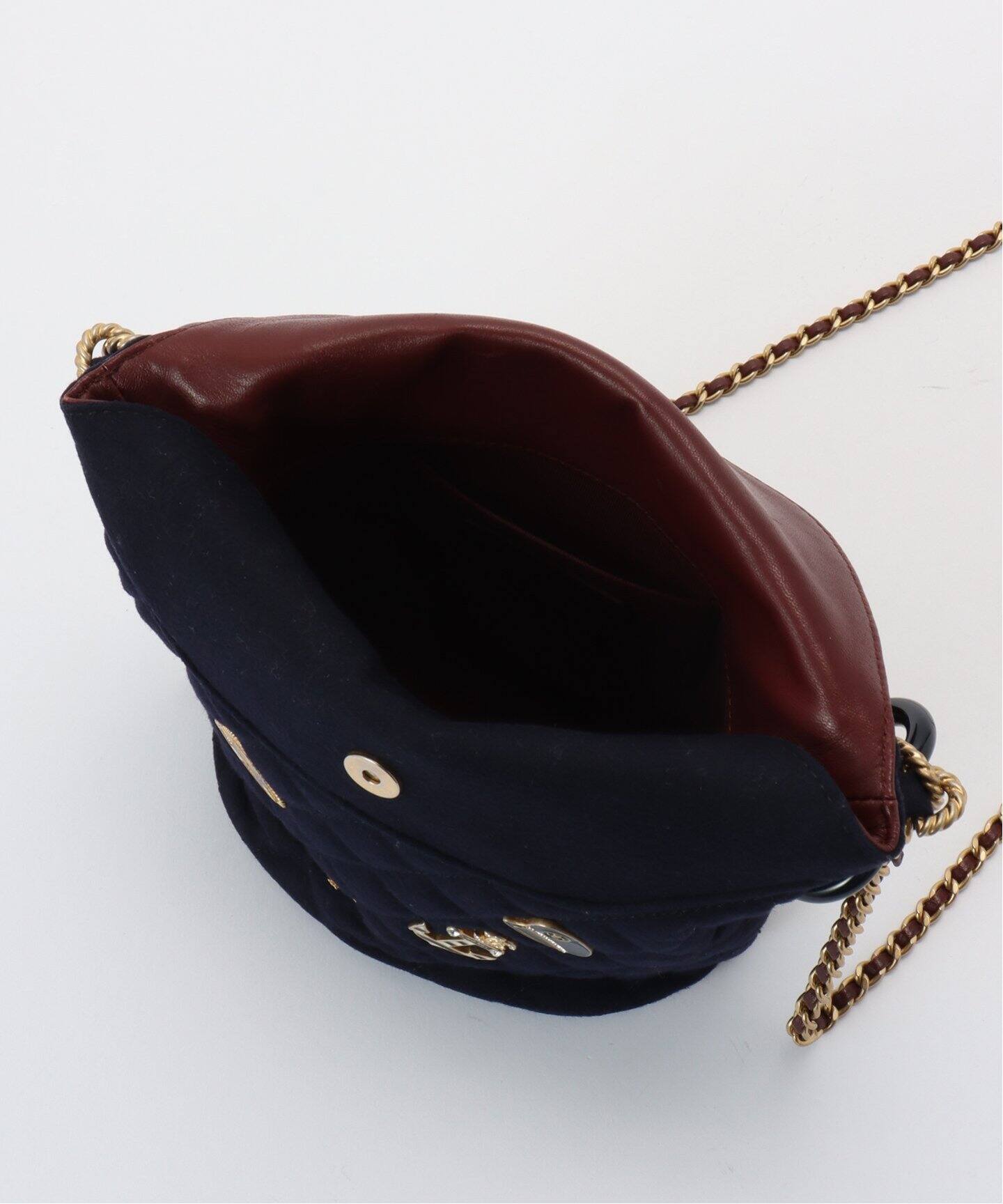 【VINTAGE】シャネル 2WAYショルダーバッグ VINTAGE CHANEL/シャネル】ウールジャージー 2wayバッグ