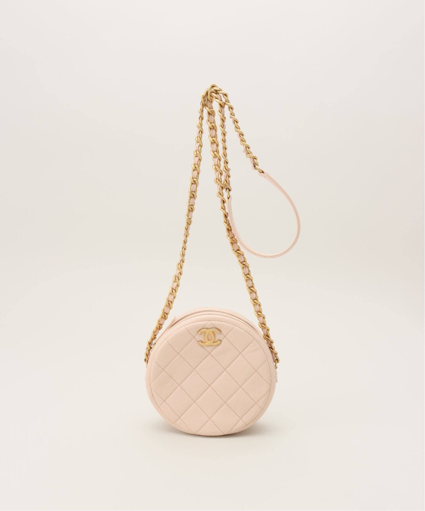 CHANEL/シャネル】マトラッセ ラウンドショルダーバッグ（ショルダー  