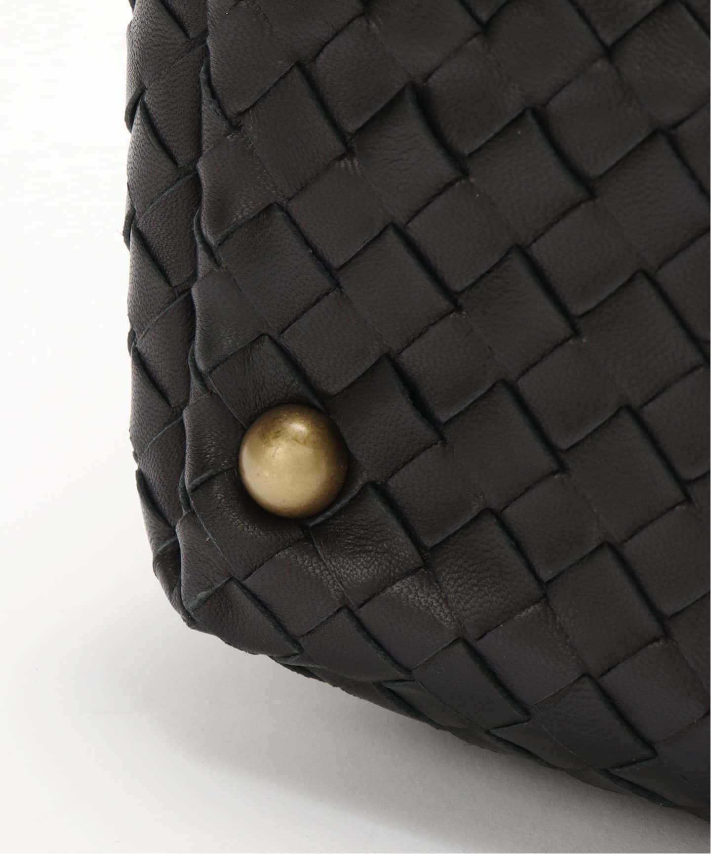 BOTTEGA VENETA ボストンバッグ レザー ブラック VINTAGE BOTTEGA VENETA/ボッテガ ヴェネタ】ボストンバッグ