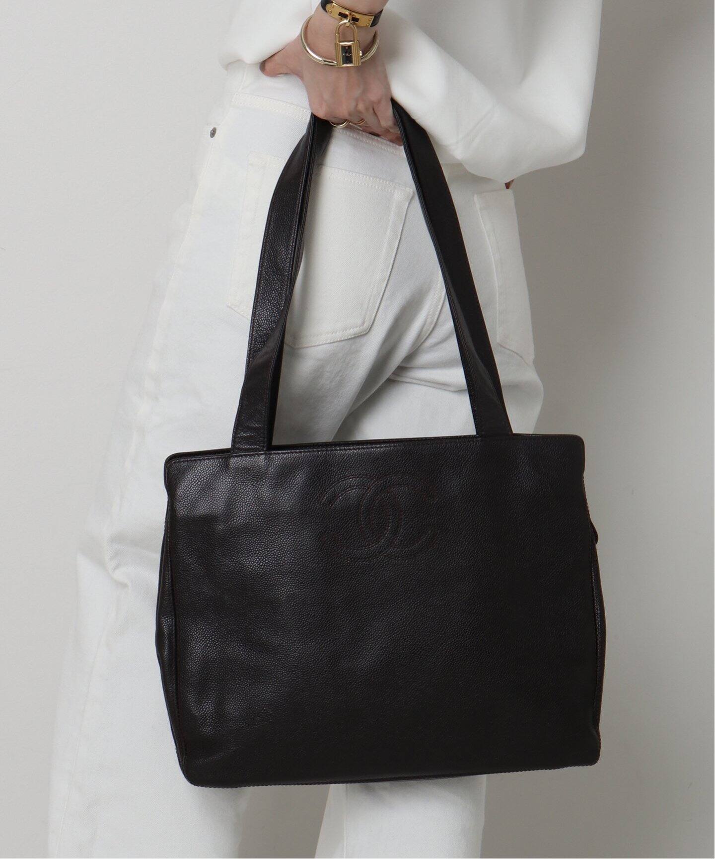VINTAGE CHANEL/シャネル】トートバッグ 36（トートバッグ 