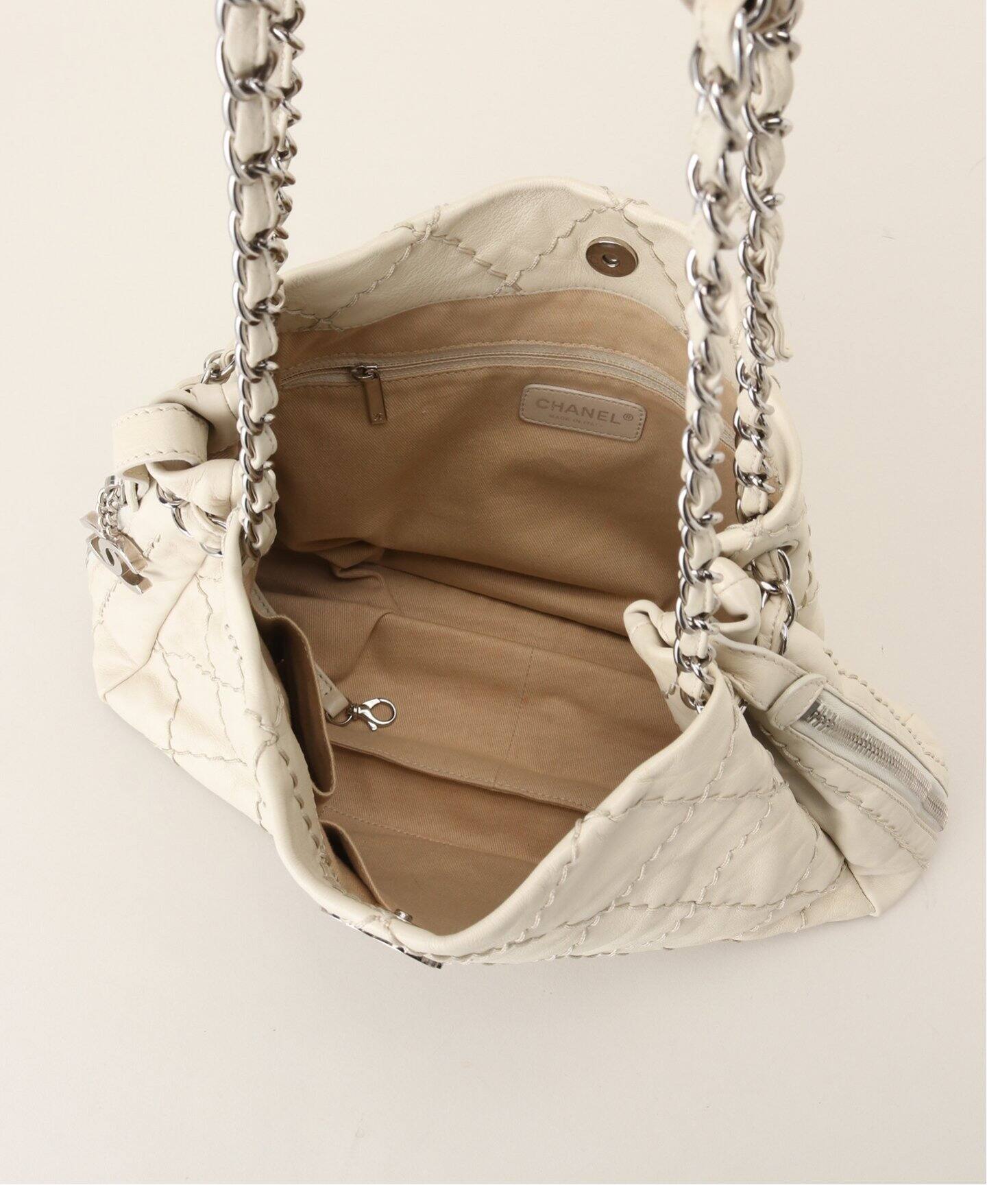 VINTAGE CHANEL/シャネル】ワイルドステッチ セミショルダーバッグ 