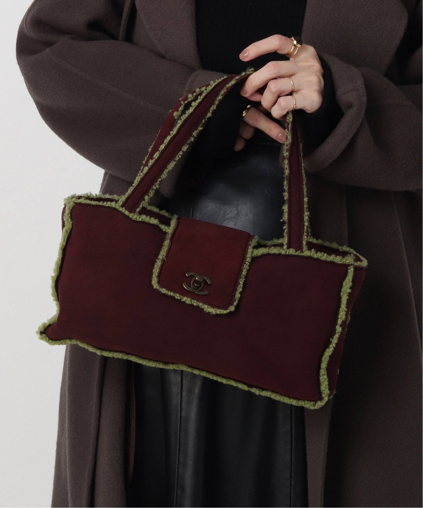 VINTAGE CHANEL/シャネル】ムートン トートバッグ（トートバッグ  