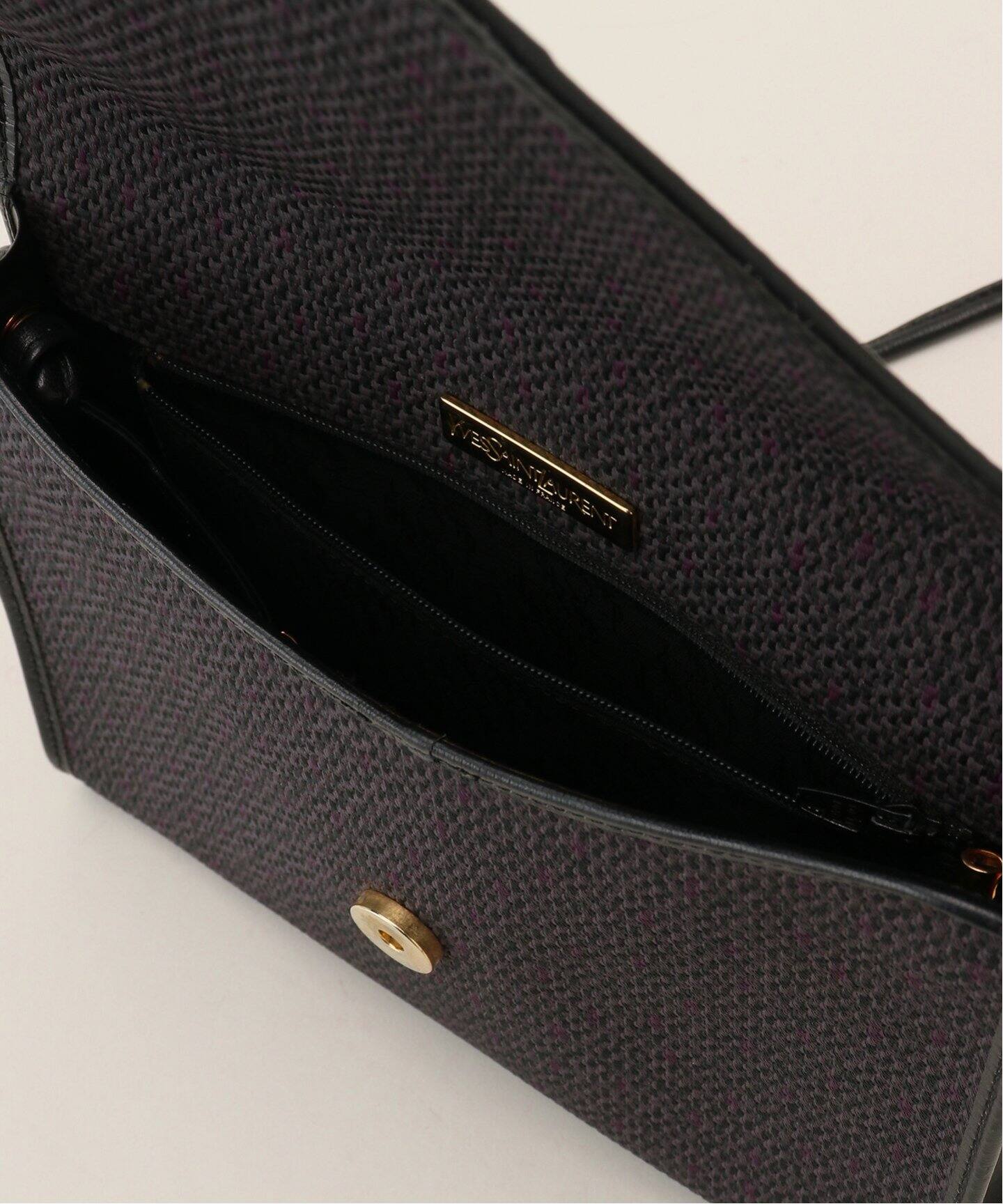 VINTAGE YSL/イヴ サンローラン】ショルダーバッグ（ショルダーバッグ 