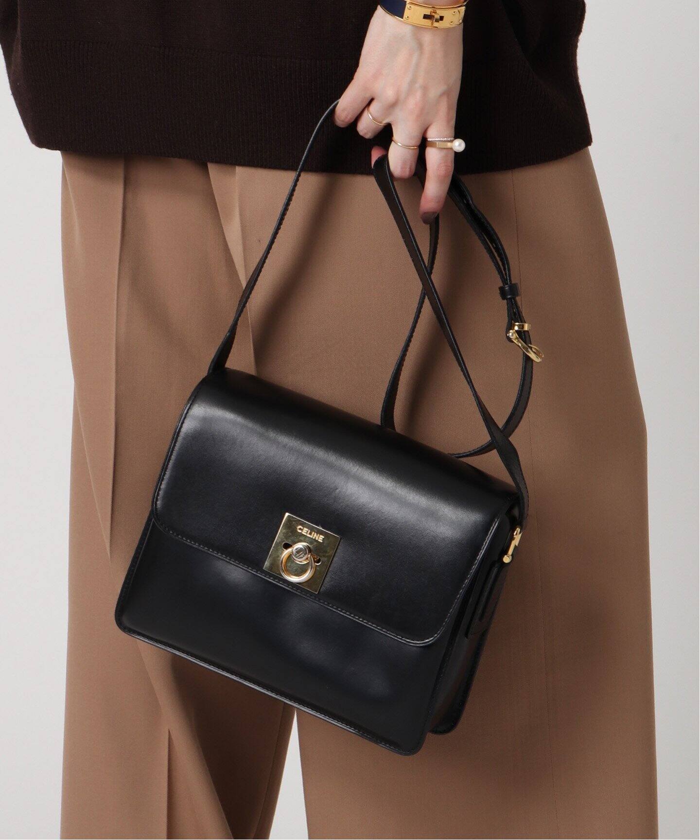 VINTAGE CELINE/セリーヌ】ショルダーバッグ（ショルダーバッグ 