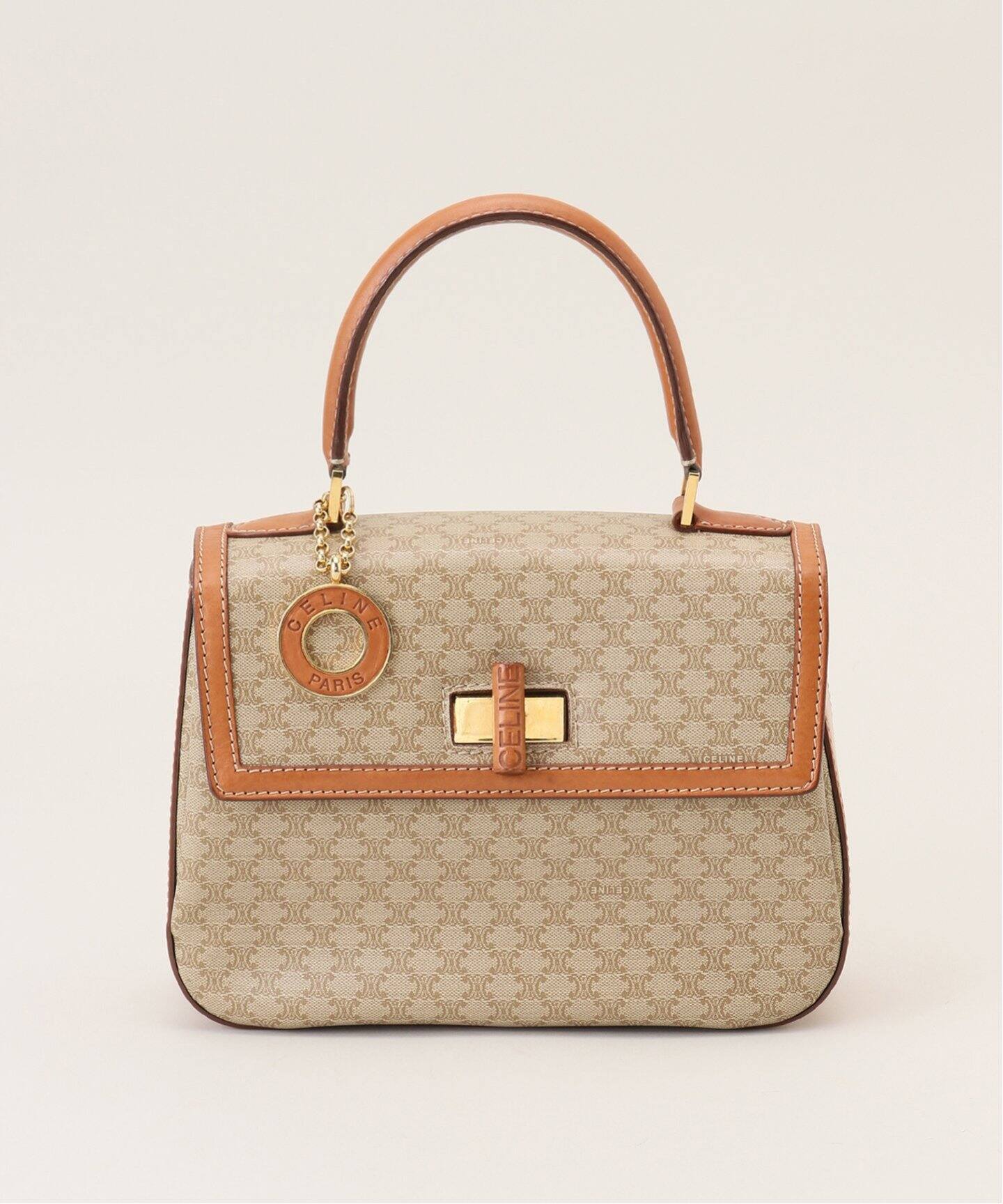 VINTAGE CELINE/セリーヌ】マカダム 2wayバッグ（ハンドバッグ 