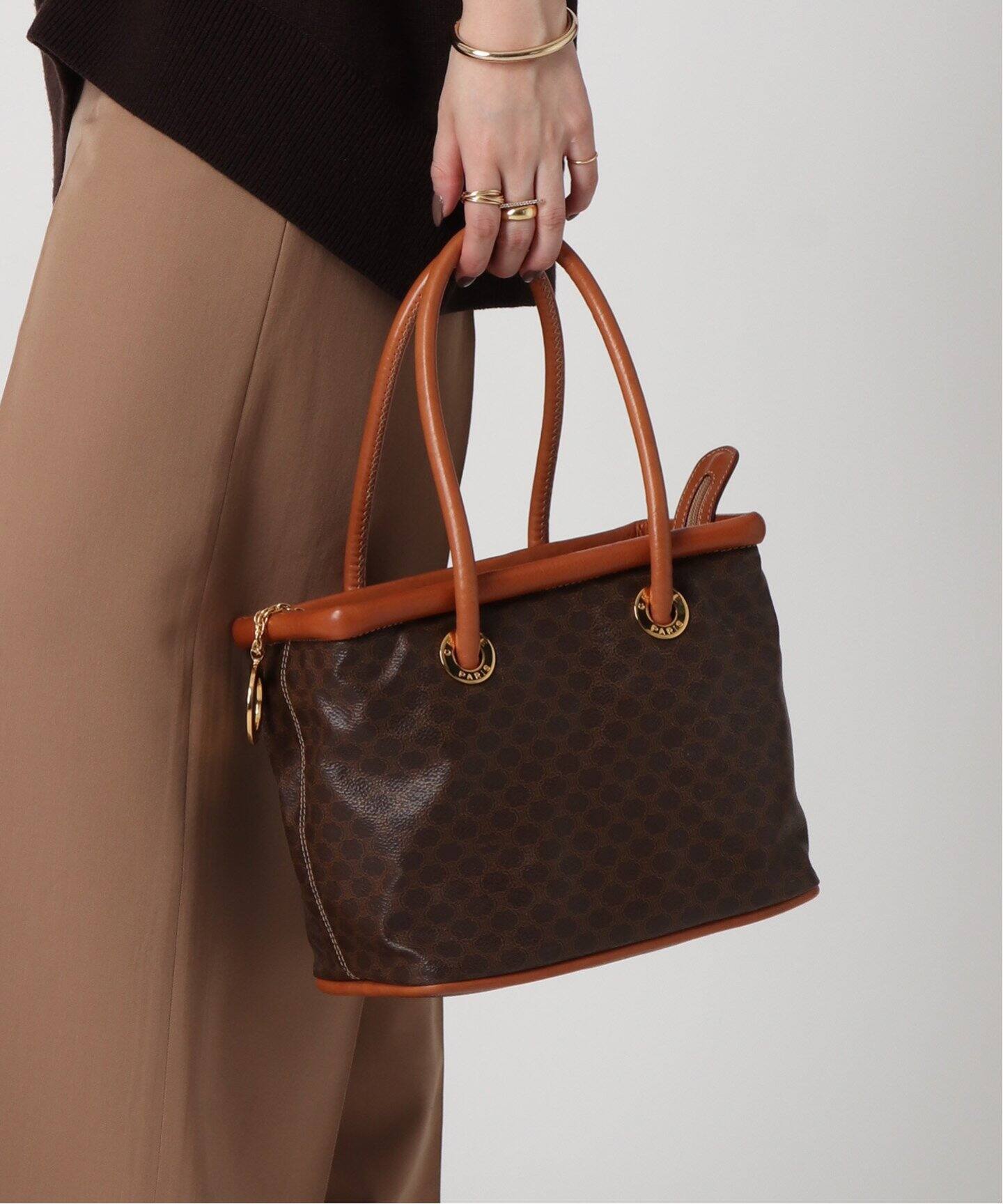 VINTAGE CELINE/セリーヌ】マカダム トートバッグ（トートバッグ  