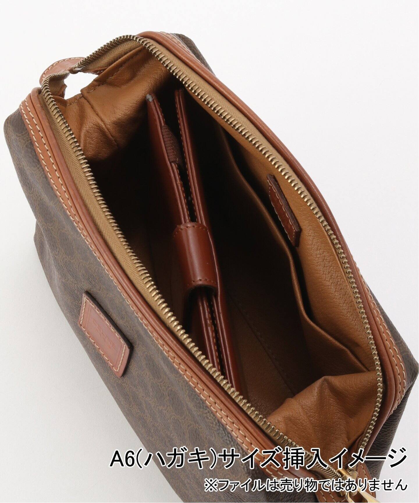 セリーヌ　ポーチ　マカダム　美品 CELINE - セリーヌ マカダム ポーチ PVC レディース CELINE 【1