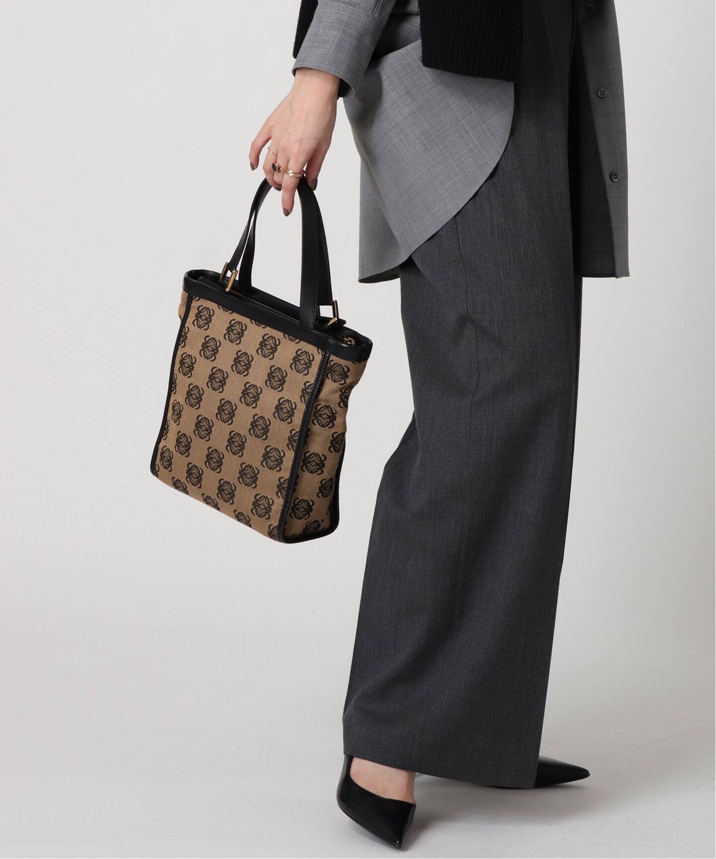 VINTAGE LOEWE/ロエベ】アナグラム トートバッグ（トートバッグ  