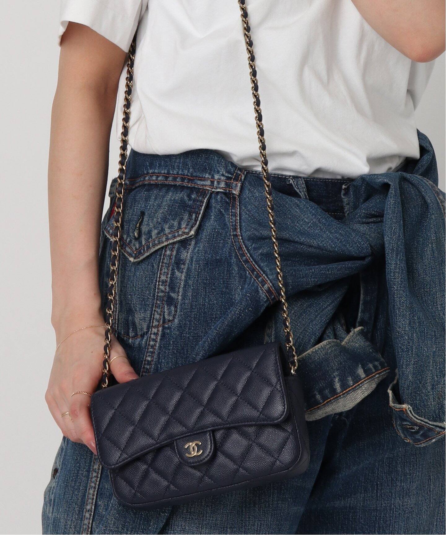 VINTAGE●CHANEL●シャネル スマホホルダー ショルダーバッグ CHANEL シャネル スマホショルダーバッグ