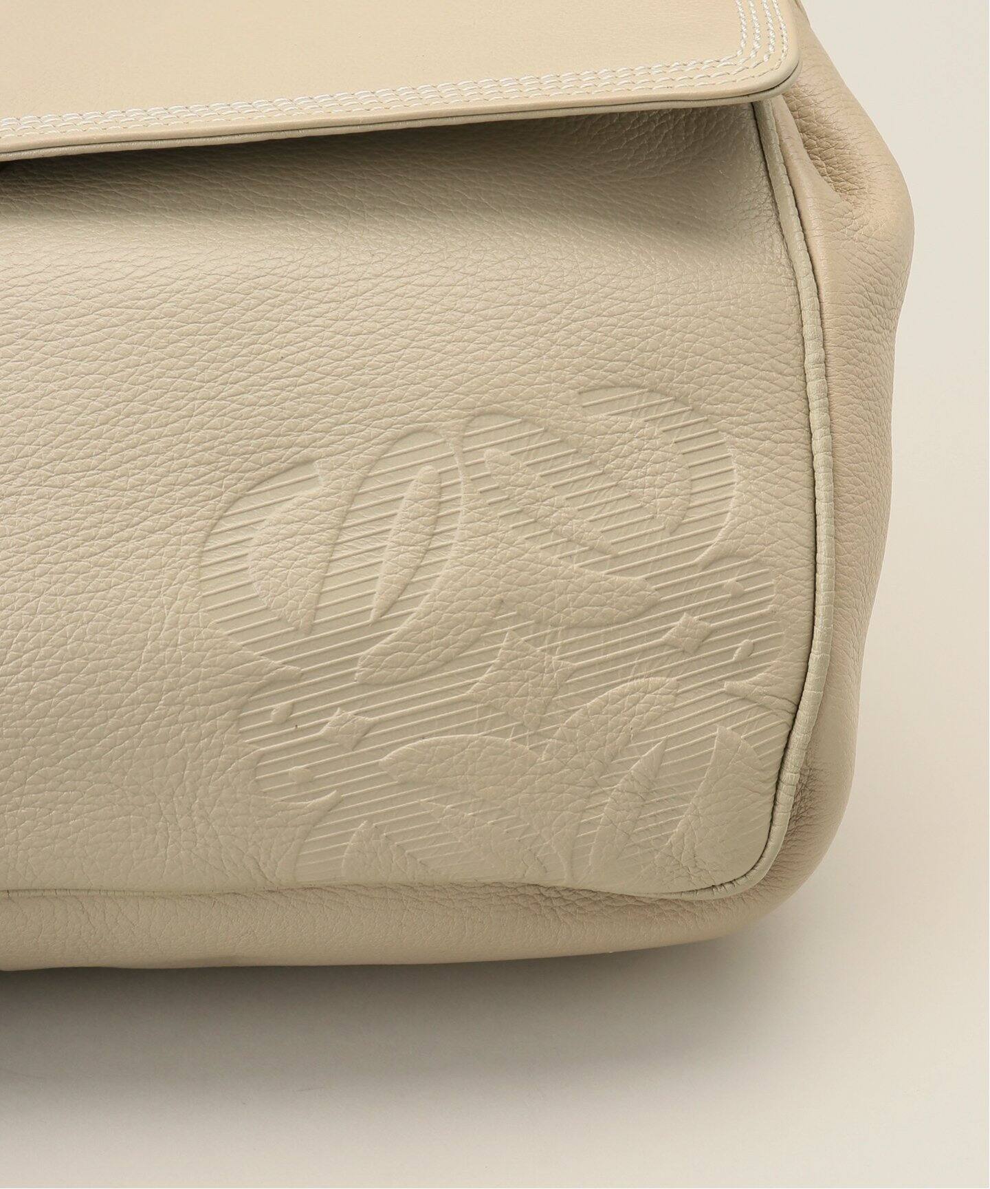 LOEWE ロエベ アナグラム ショルダーバッグ レザー レディース