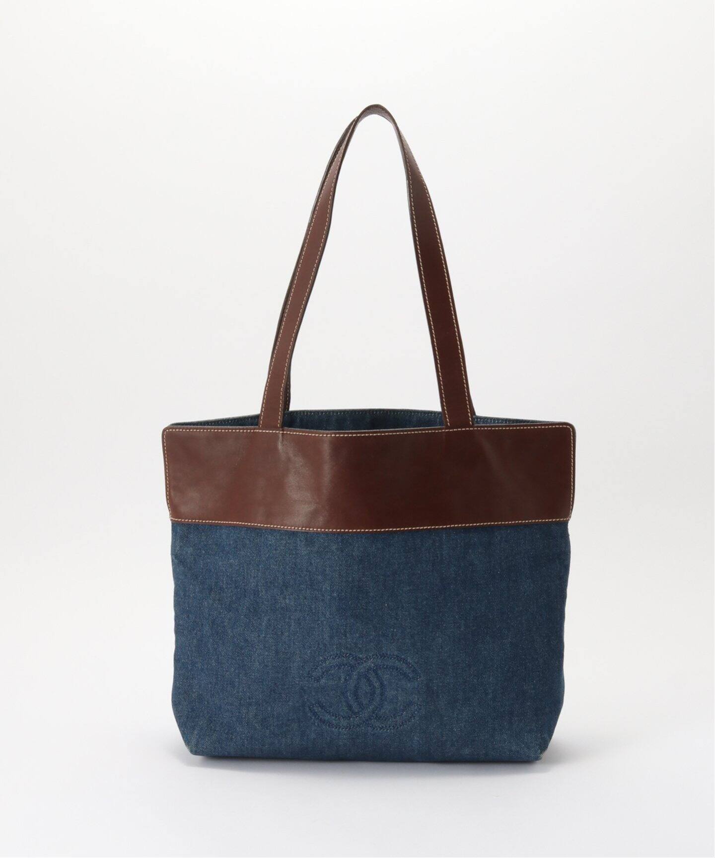 VINTAGE CHANEL/シャネル】デニム トートバッグ（トートバッグ  