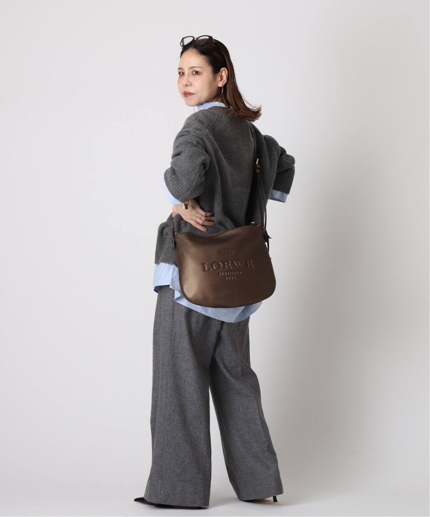 VINTAGE LOEWE/ロエベ】Heritage ショルダーバッグ（ショルダーバッグ 