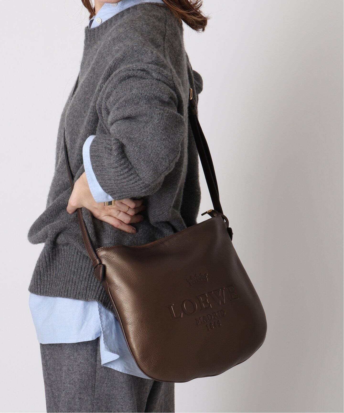 VINTAGE LOEWE/ロエベ】Heritage ショルダーバッグ（ショルダーバッグ 