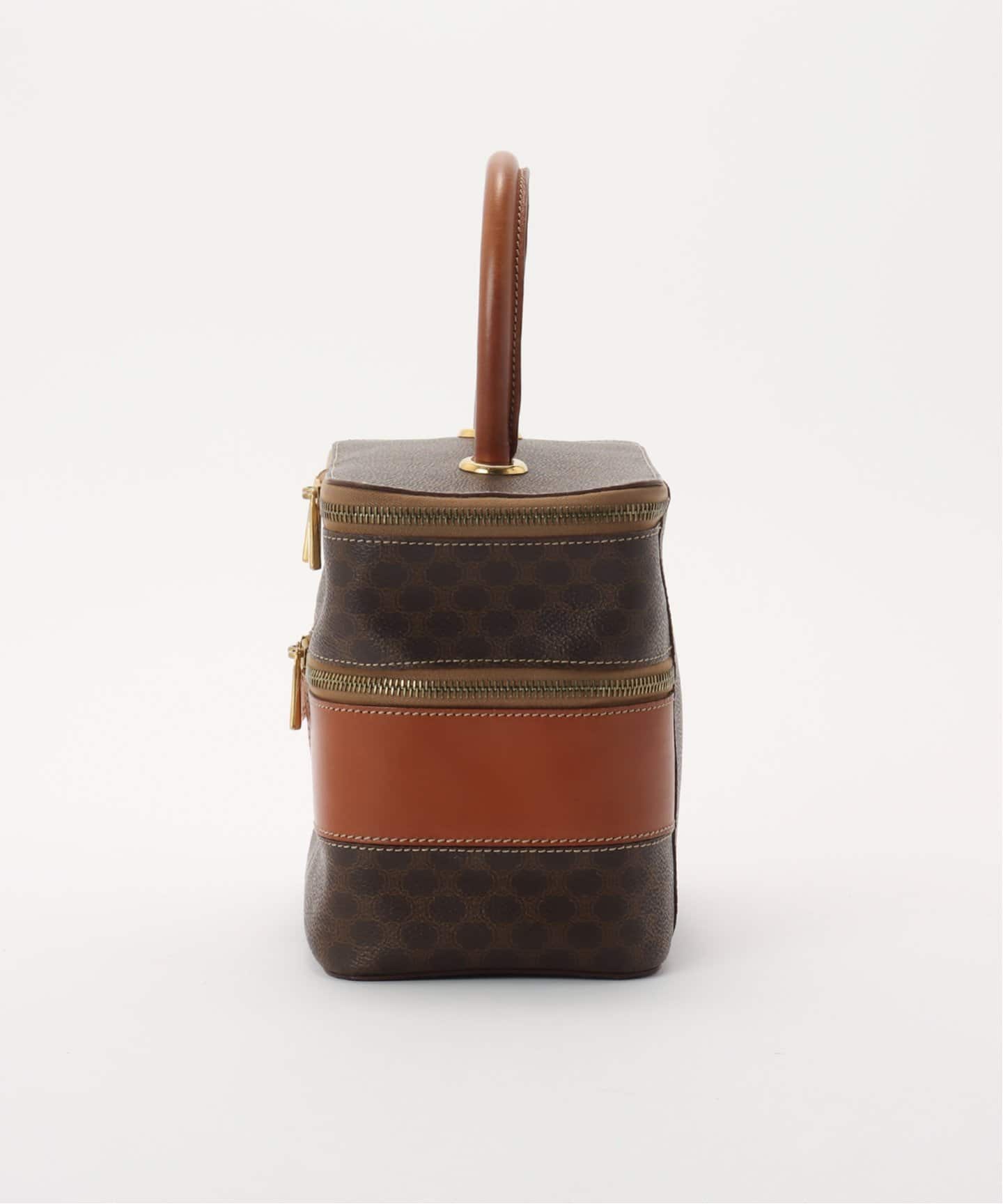 ★極美品★ CELINE セリーヌマカダム柄 がま口 バニティ ポーチバッグ VINTAGE CELINE/セリーヌ】macadam バニティバッグ