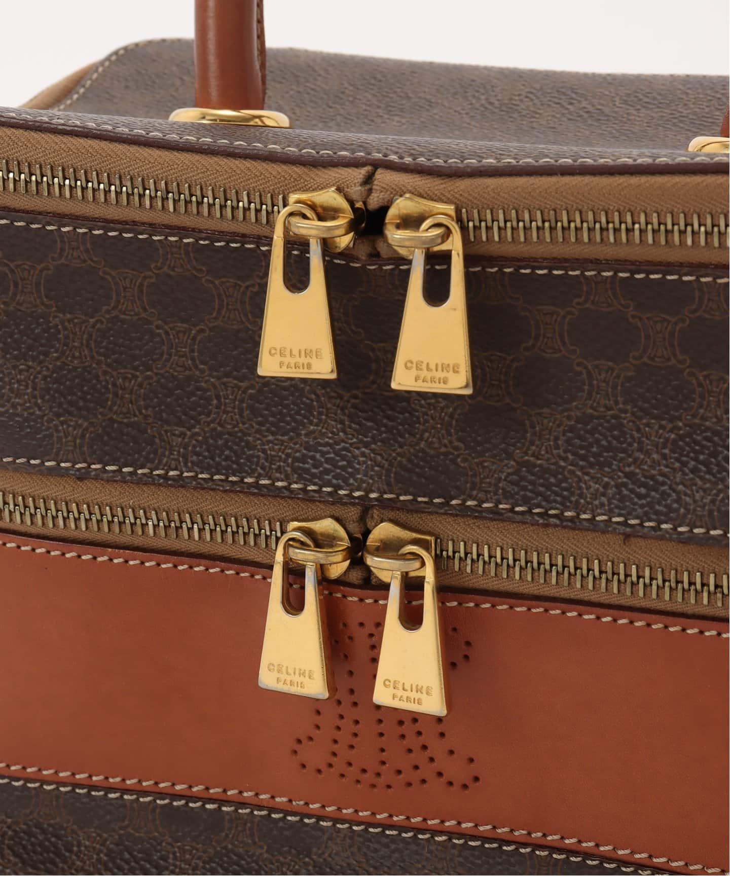 セリーヌビンテージ　マカダム　バニティバッグ VINTAGE CELINE/セリーヌ】macadam バニティバッグ