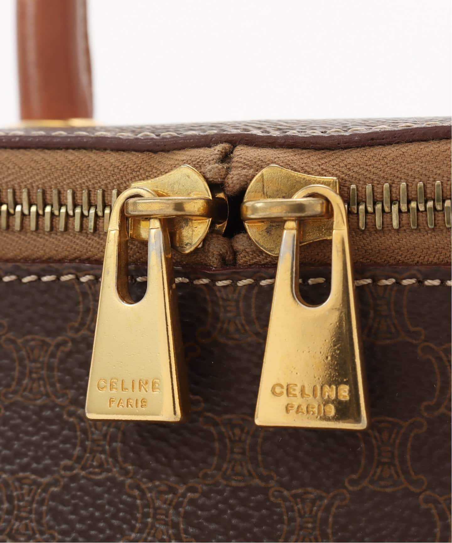 VINTAGE CELINE/セリーヌ】macadam バニティバッグ