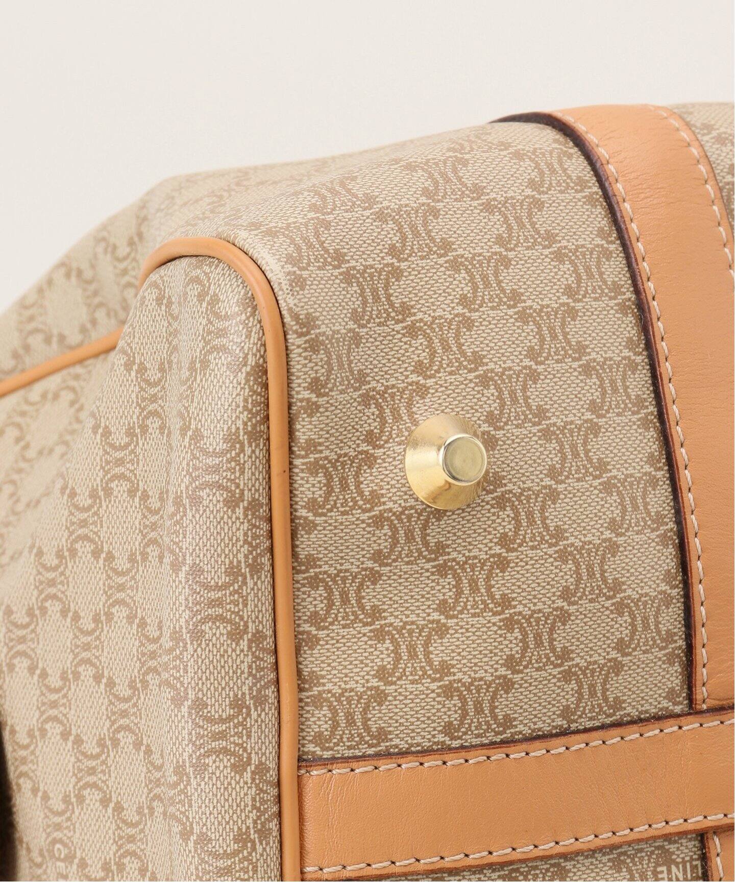 VINTAGE CELINE/セリーヌ】マカダム ボストンバッグ 30