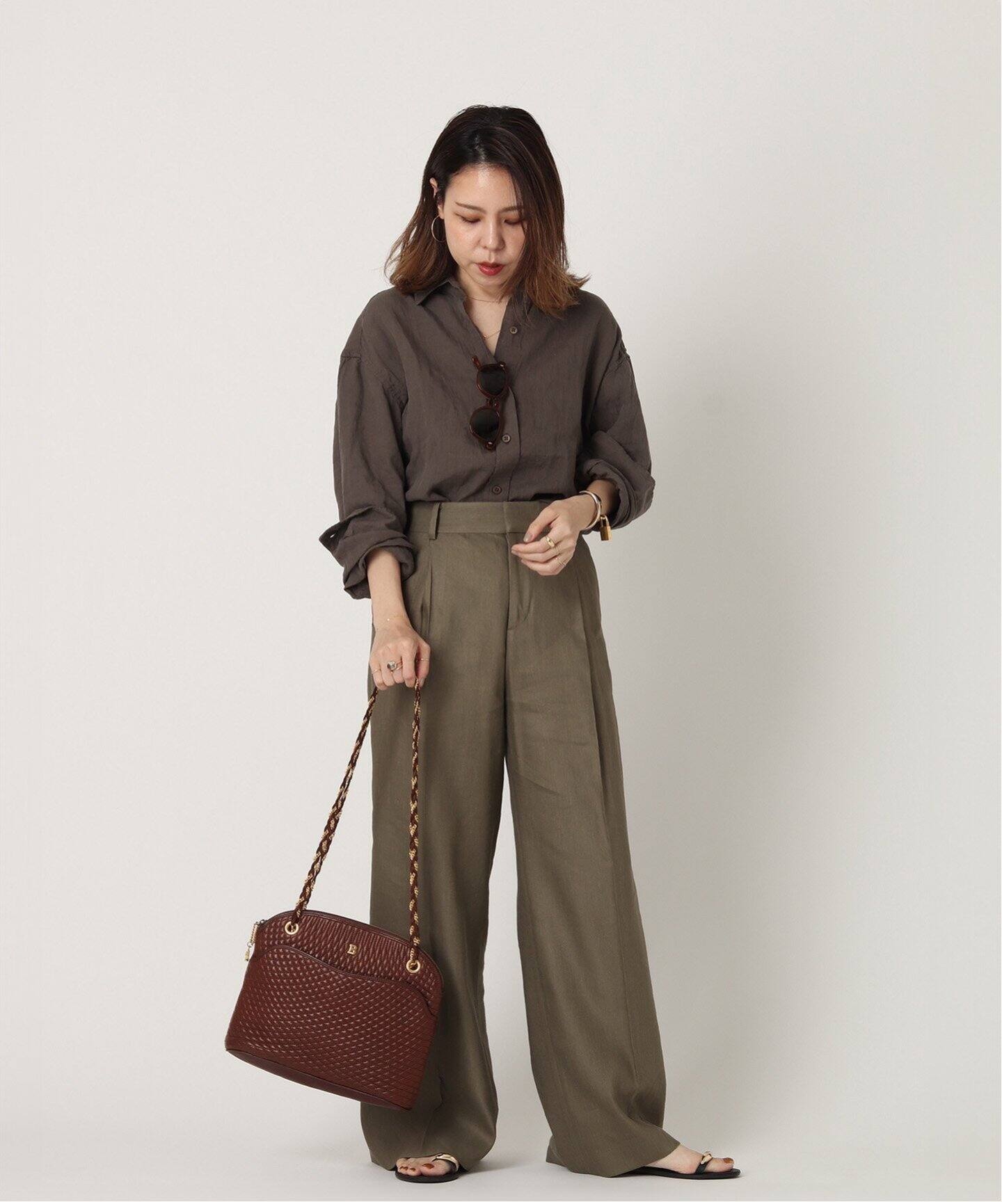 VINTAGE BALLY/バリー】チェーンショルダーバッグ（ショルダーバッグ 