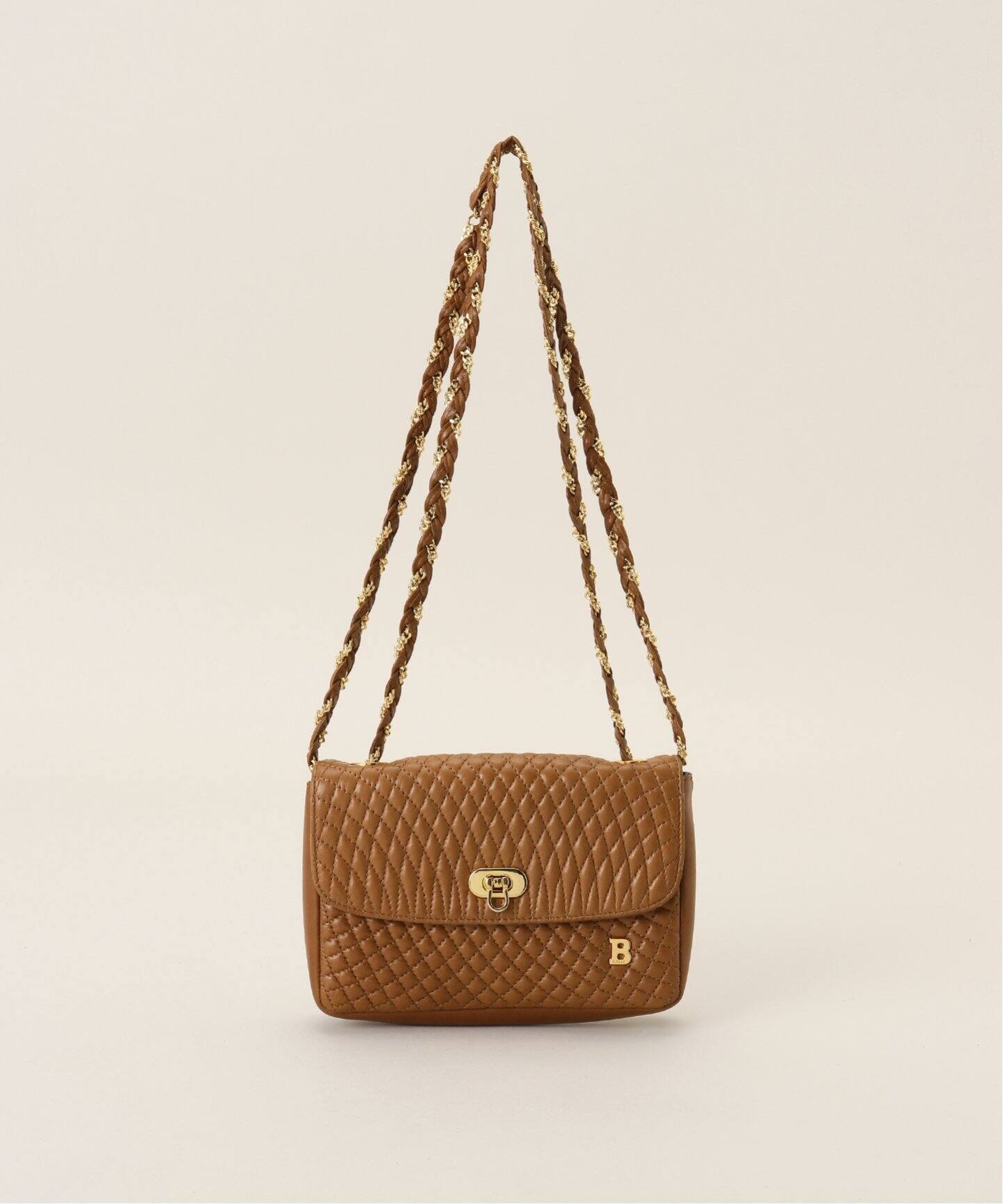 VINTAGE BALLY/バリー】チェーンショルダーバッグ（ショルダーバッグ 