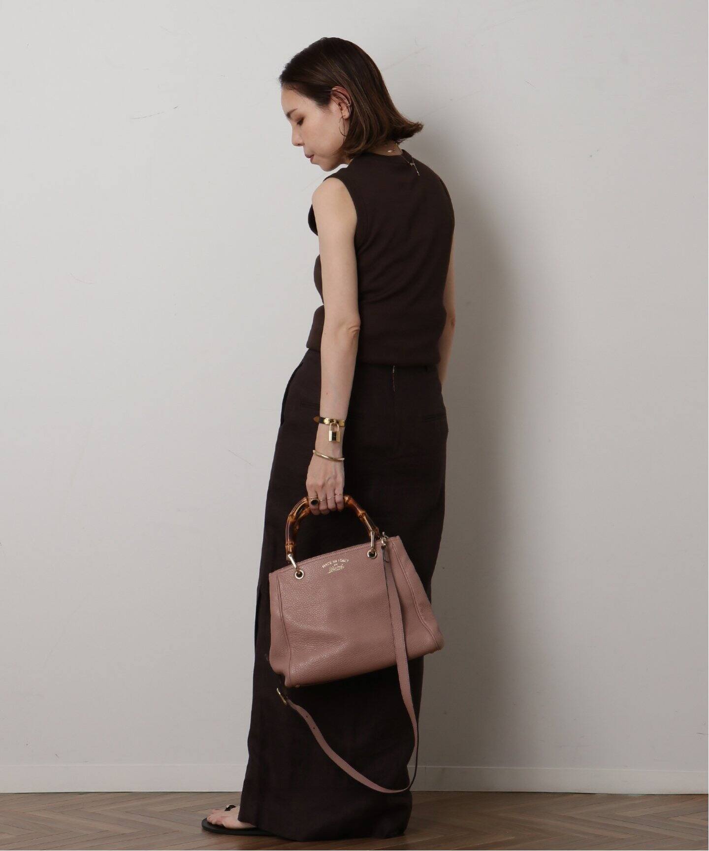 VINTAGE GUCCI/グッチ】Bamboo shopper 2way（トートバッグ 