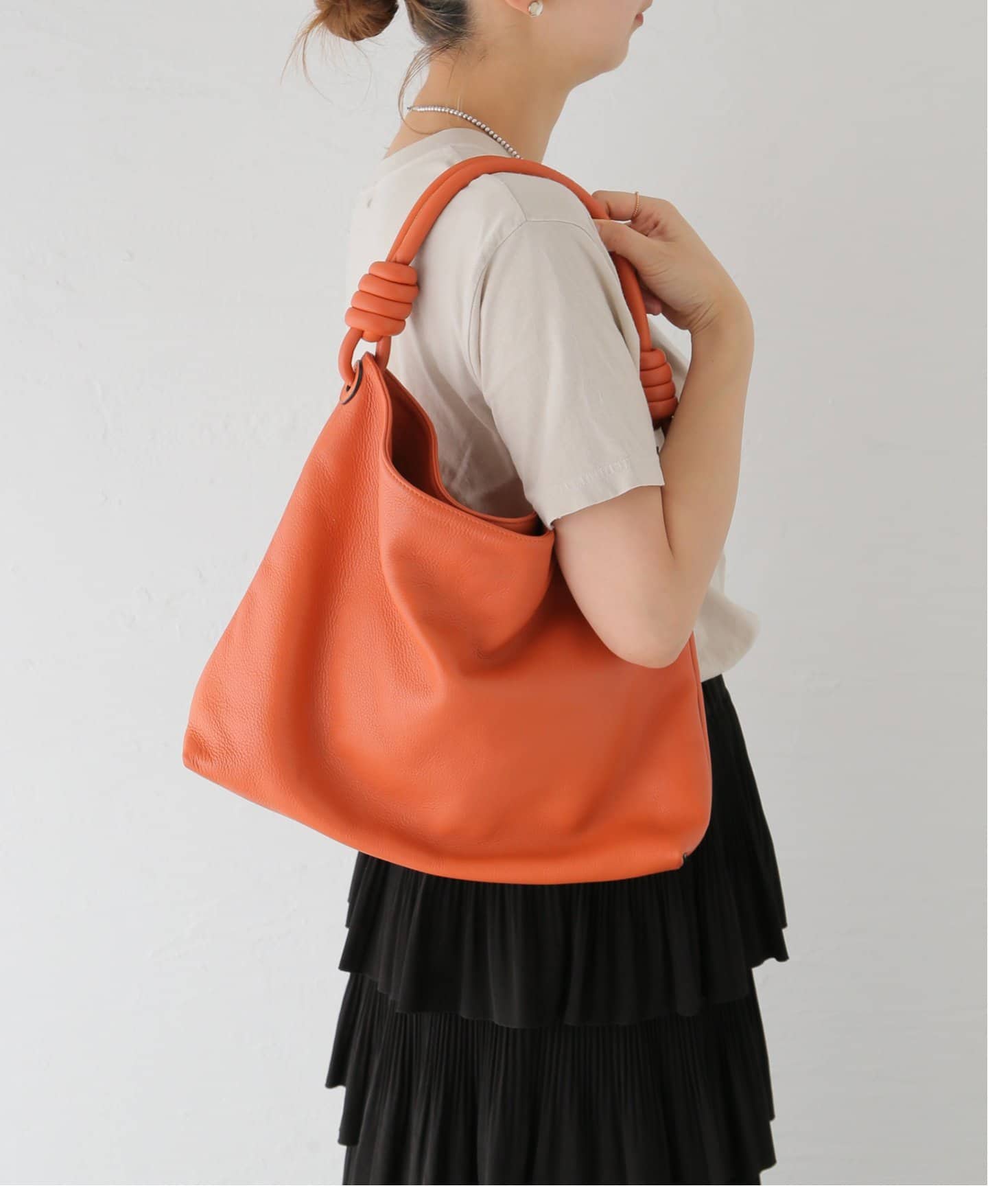 LOEWE ロエベ フラメンコ オレンジ トートバッグ