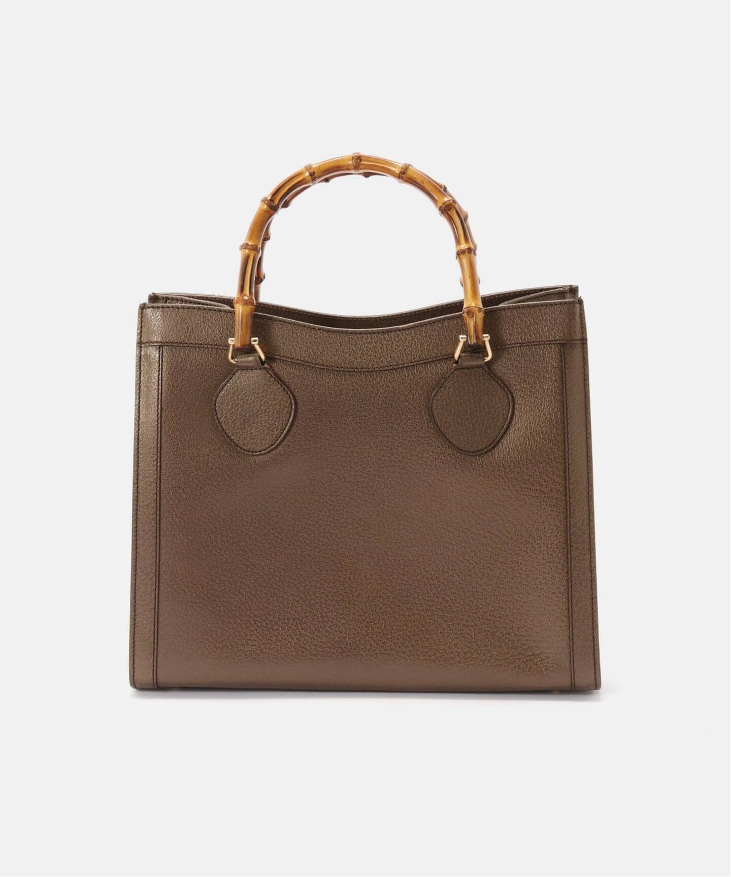 VINTAGE GUCCI/グッチ】Bamboo トートバッグ 34（トートバッグ