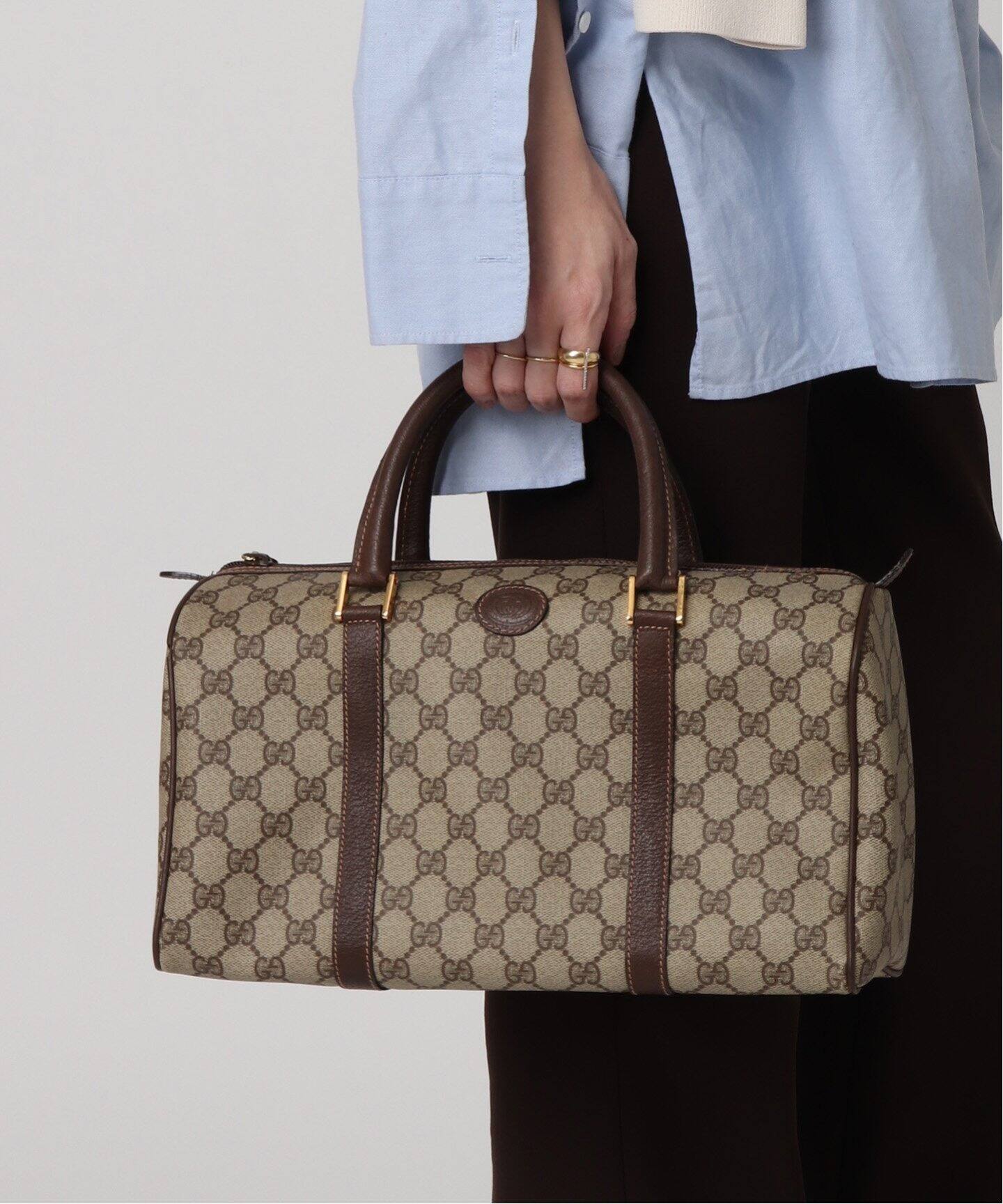 VINTAGE GUCCI /グッチ】ボストンバッグ（ボストンバッグ 