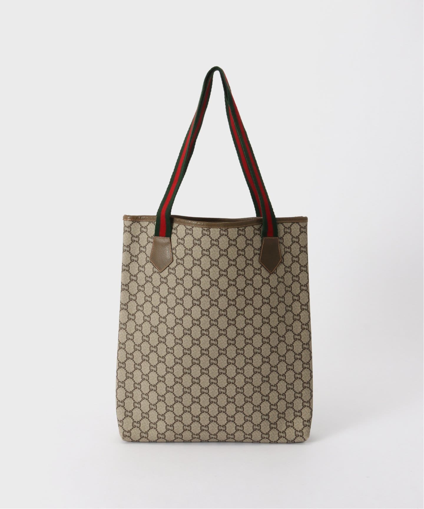 美品 GUCCI オールドグッチ トートバッグ シェリーライン GGスプリーム