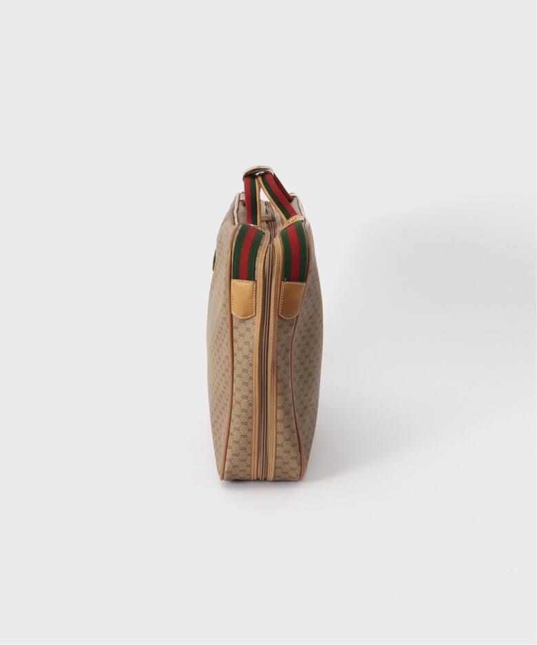 VINTAGE GUCCI /グッチ】マイクロGG トランクバッグ（ボストンバッグ 