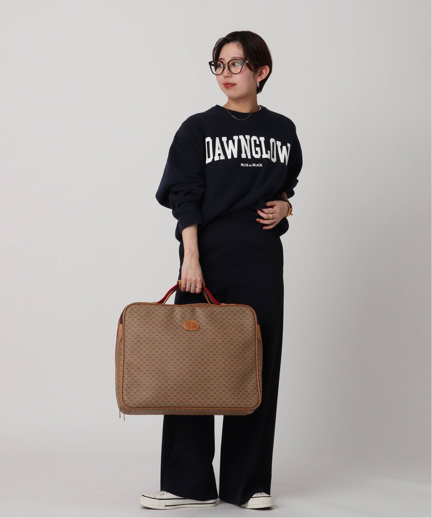 GUCCI グッチ ボストンバッグ マイクロGG ヴィンテージ VINTAGE GUCCI /グッチ】ボストンバッグ micro gg（ボストン
