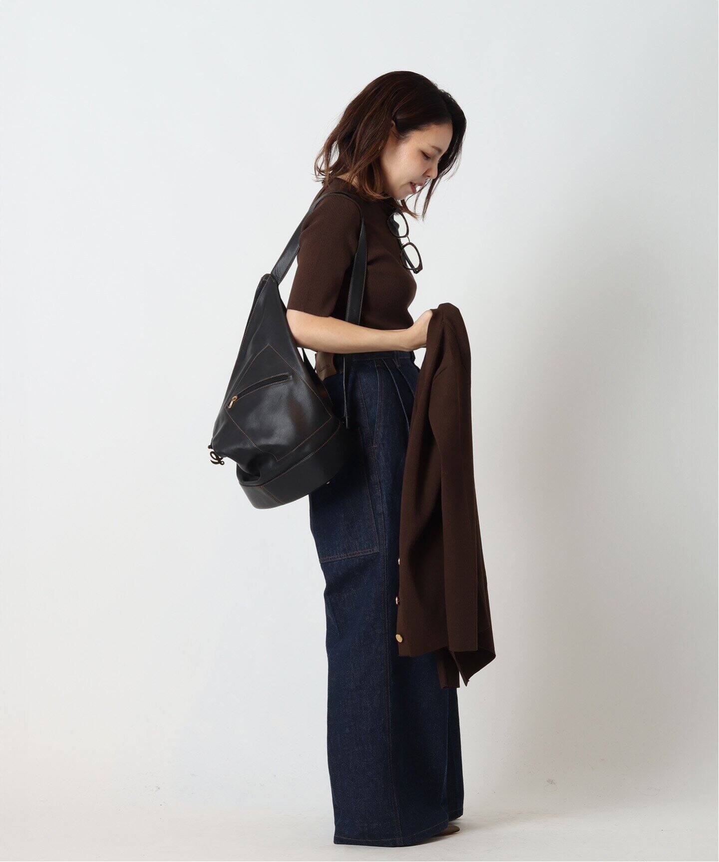 極美品 LOEWE ロエベ トートバッグ ショルダーバッグ バッグ レザー 黒 