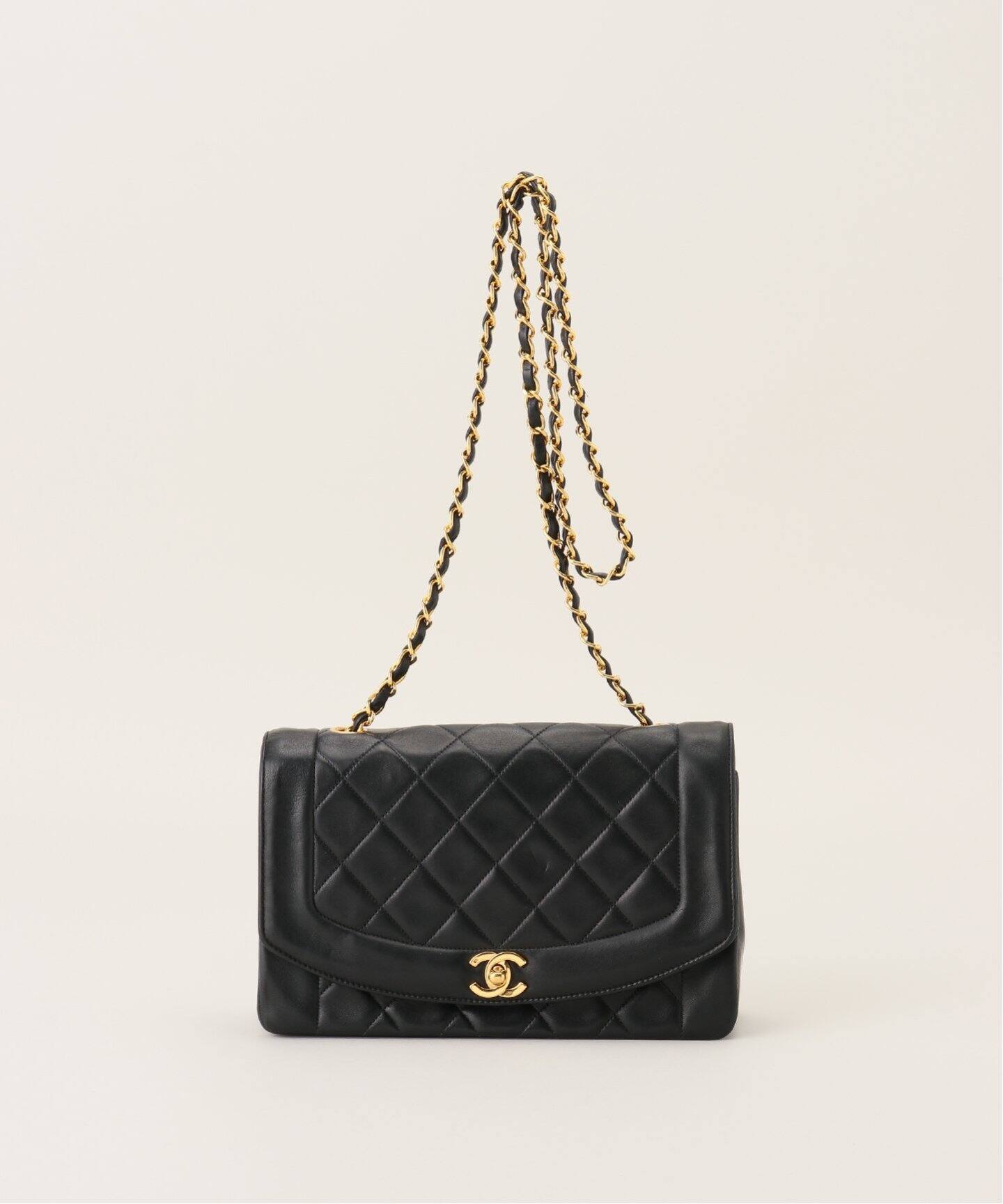 VINTAGE CHANEL/シャネル】マトラッセチェーンショルダーバッグdi 25  