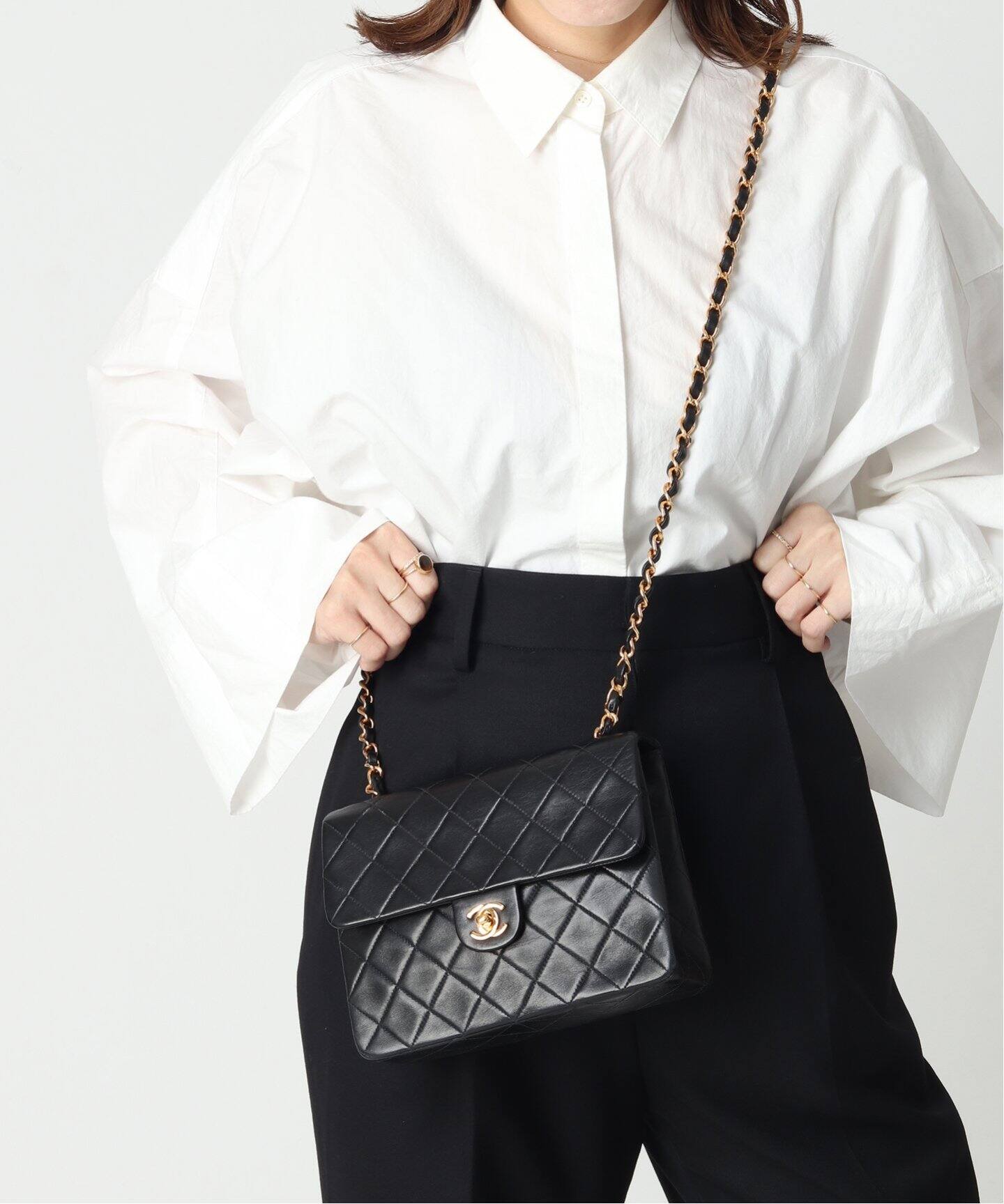 VINTAGE CHANEL/シャネル】 ミニマトラッセチェーンショルダー 