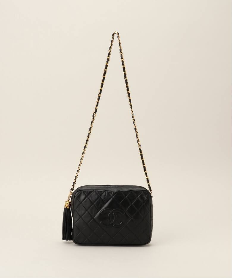 VINTAGE CHANEL/シャネル】マトラッセ タッセルショルダーバッグ 23 