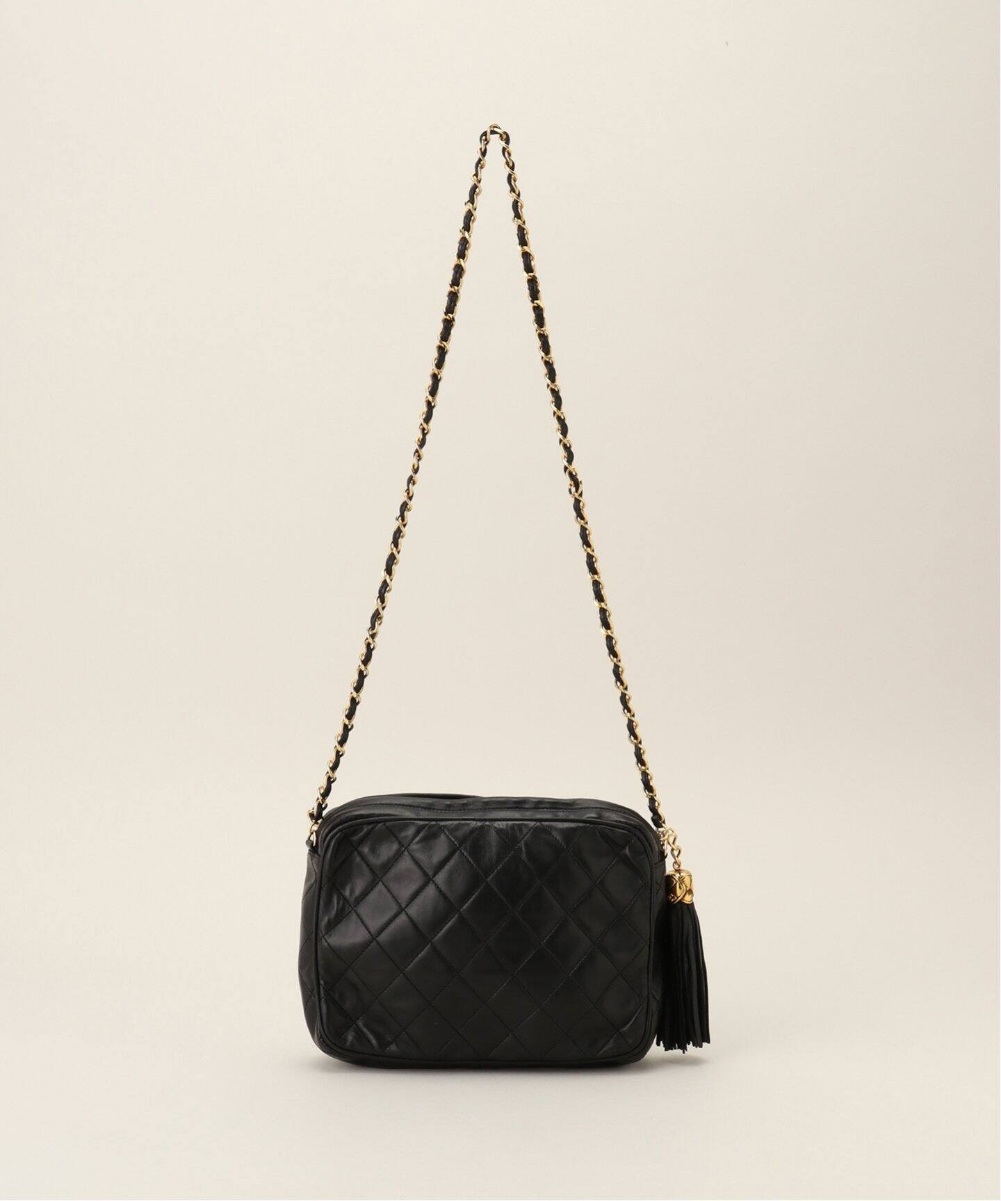 VINTAGE CHANEL/シャネル】マトラッセ タッセルショルダーバッグ 23  